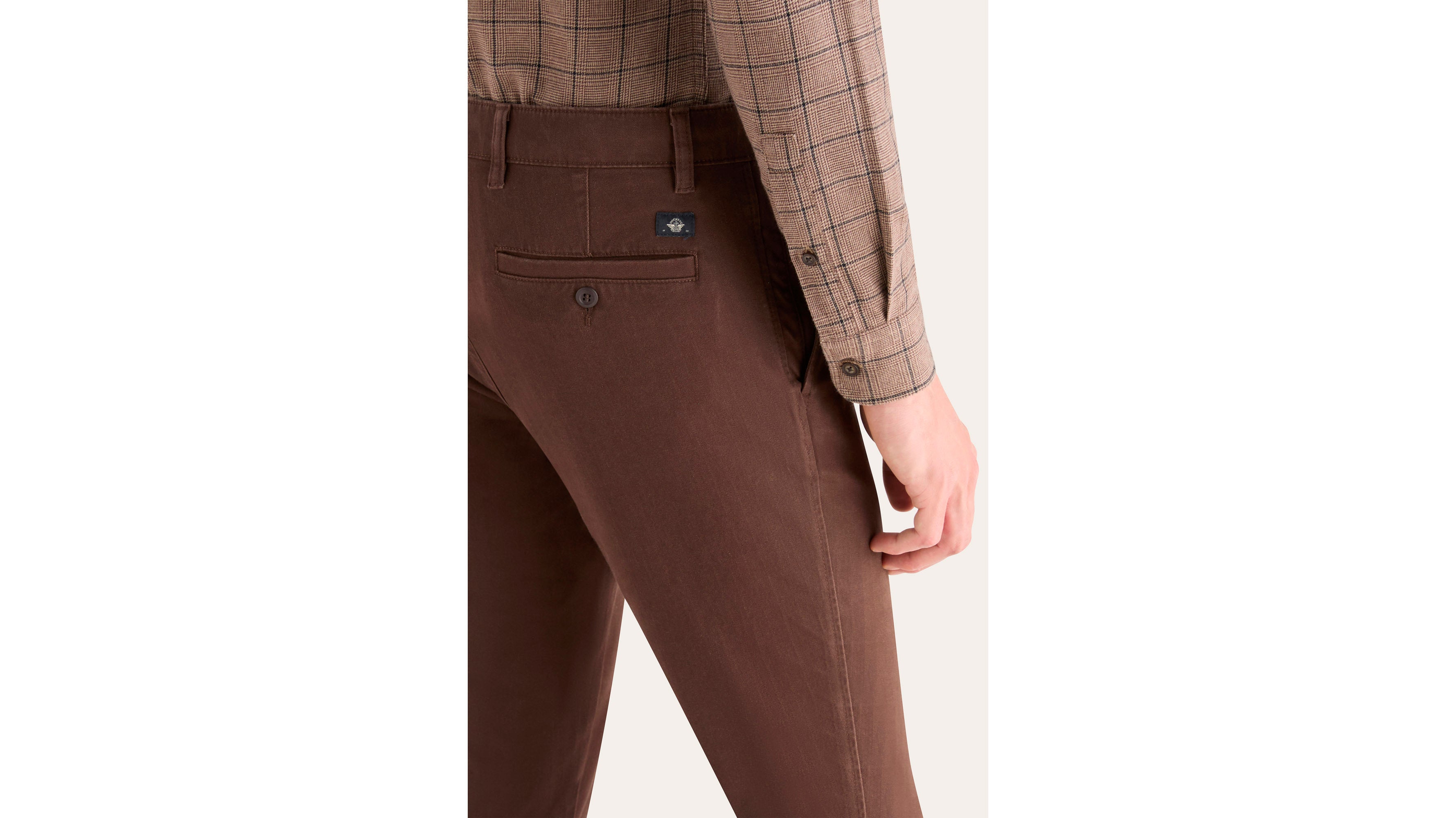Dockers Ultimate chino skinny marron stretch