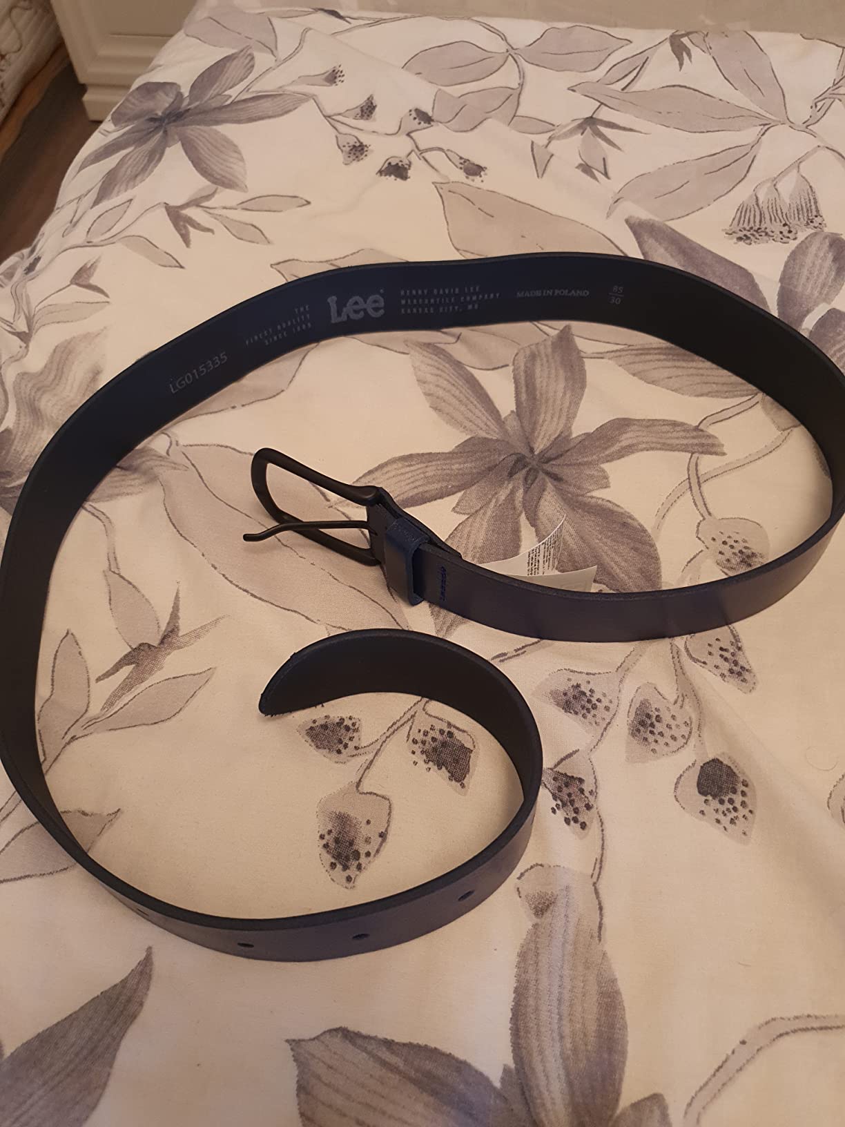 Lee Core Belt ceinture homme cuir marron foncé 85