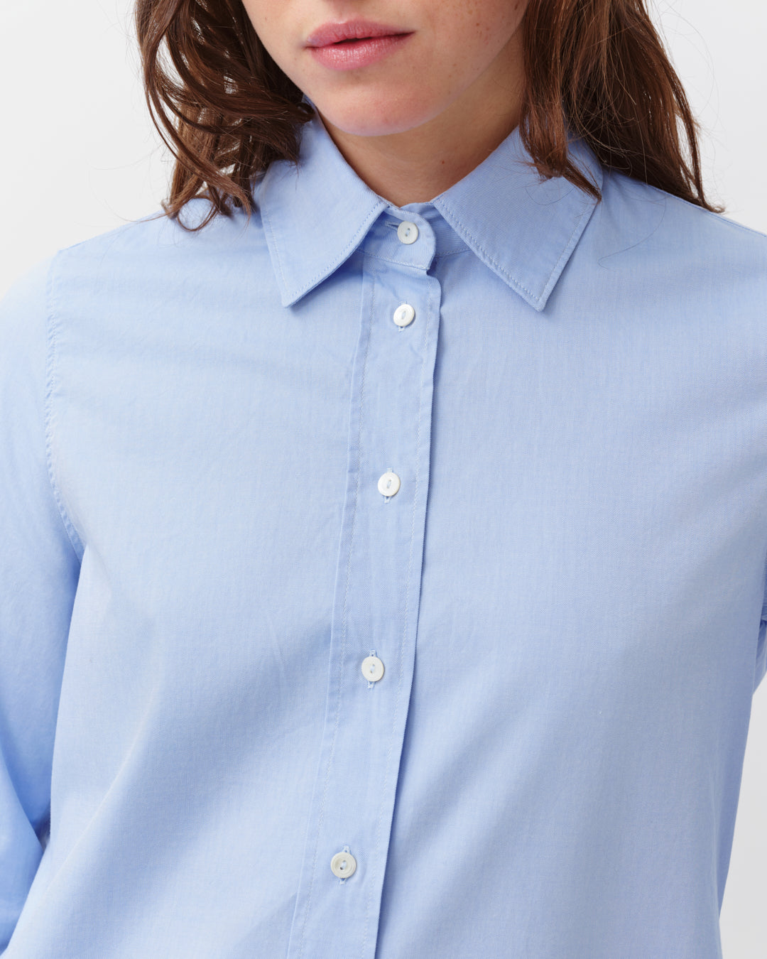 Diega Ceza chemise ciel coton coupe ample