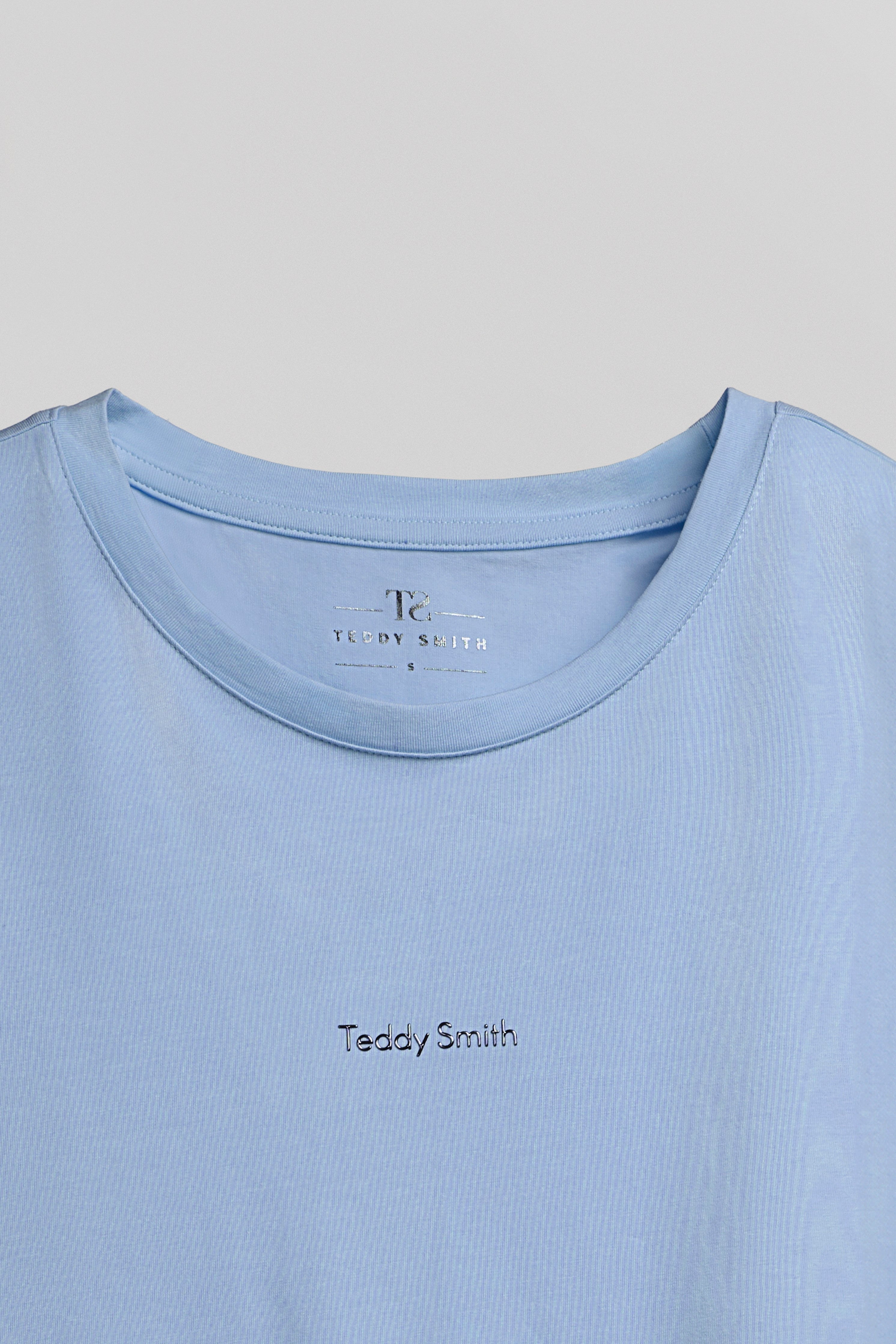 Teddy Smith T-Ribelle MC t-shirt femme bleu nuageux