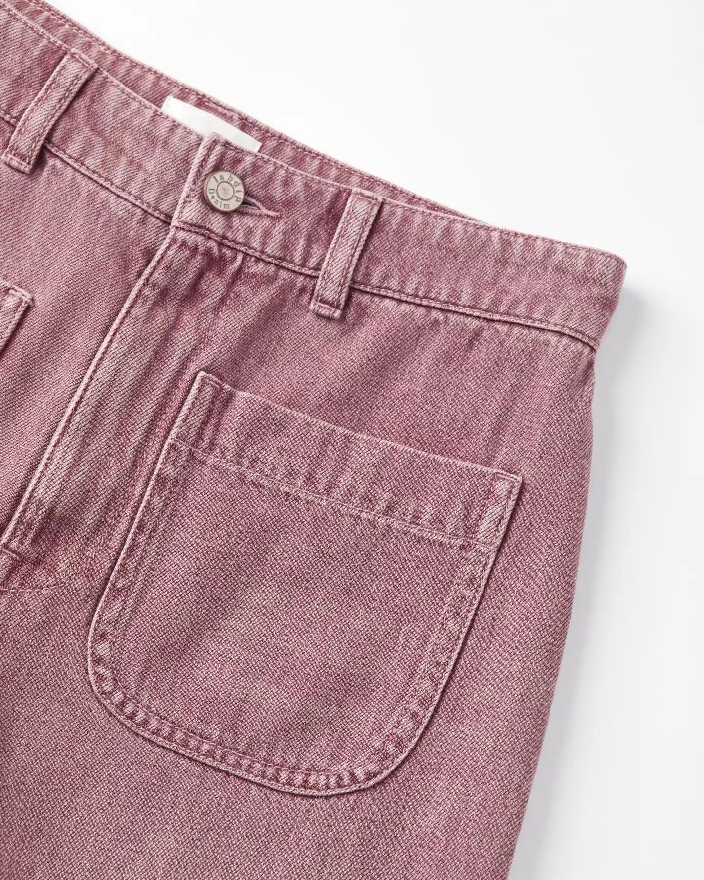 Labdip Samuel jean large taille haute quartz rosé
