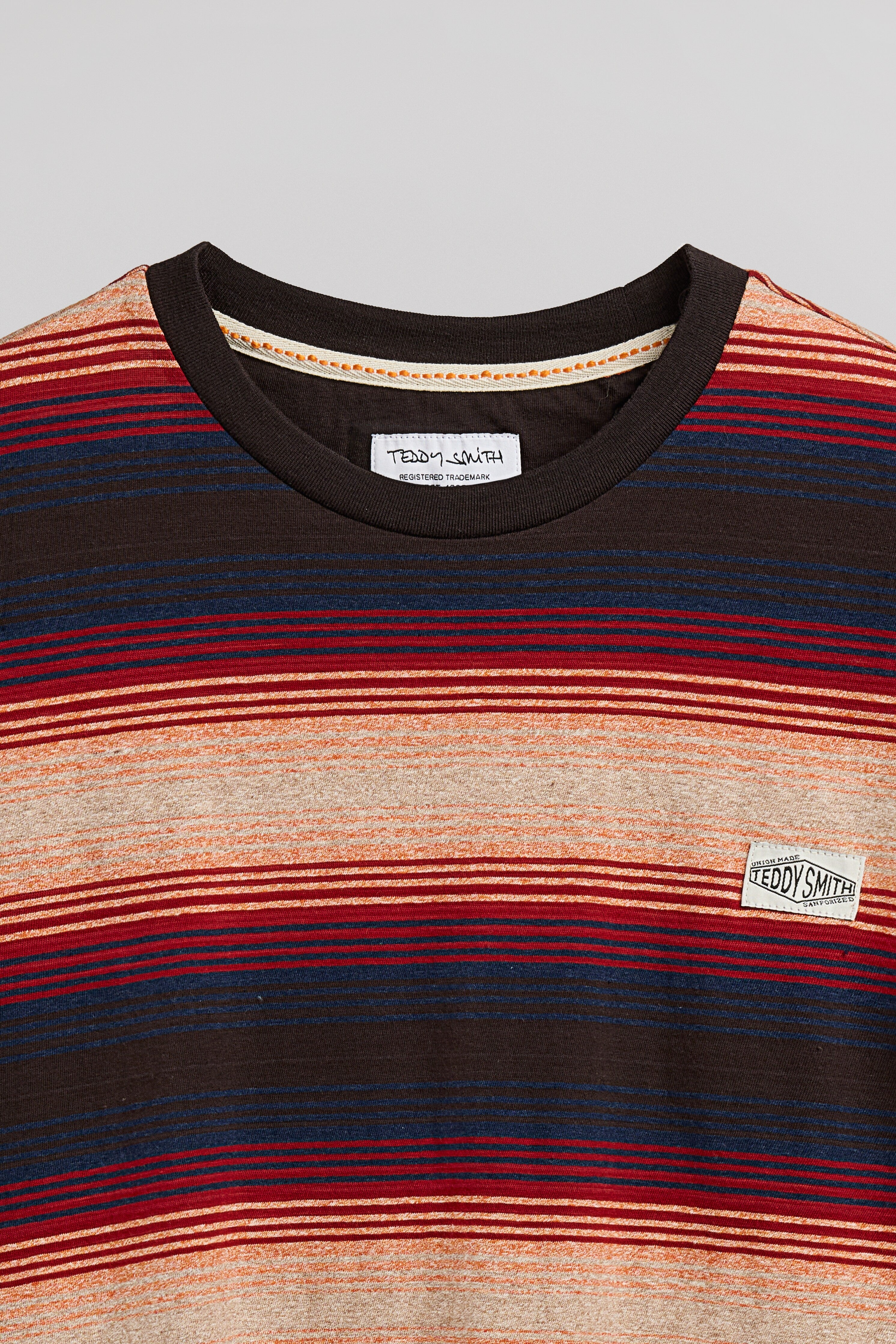 Teddy Smith T-Corey MC t-shirt homme marron foncé uni