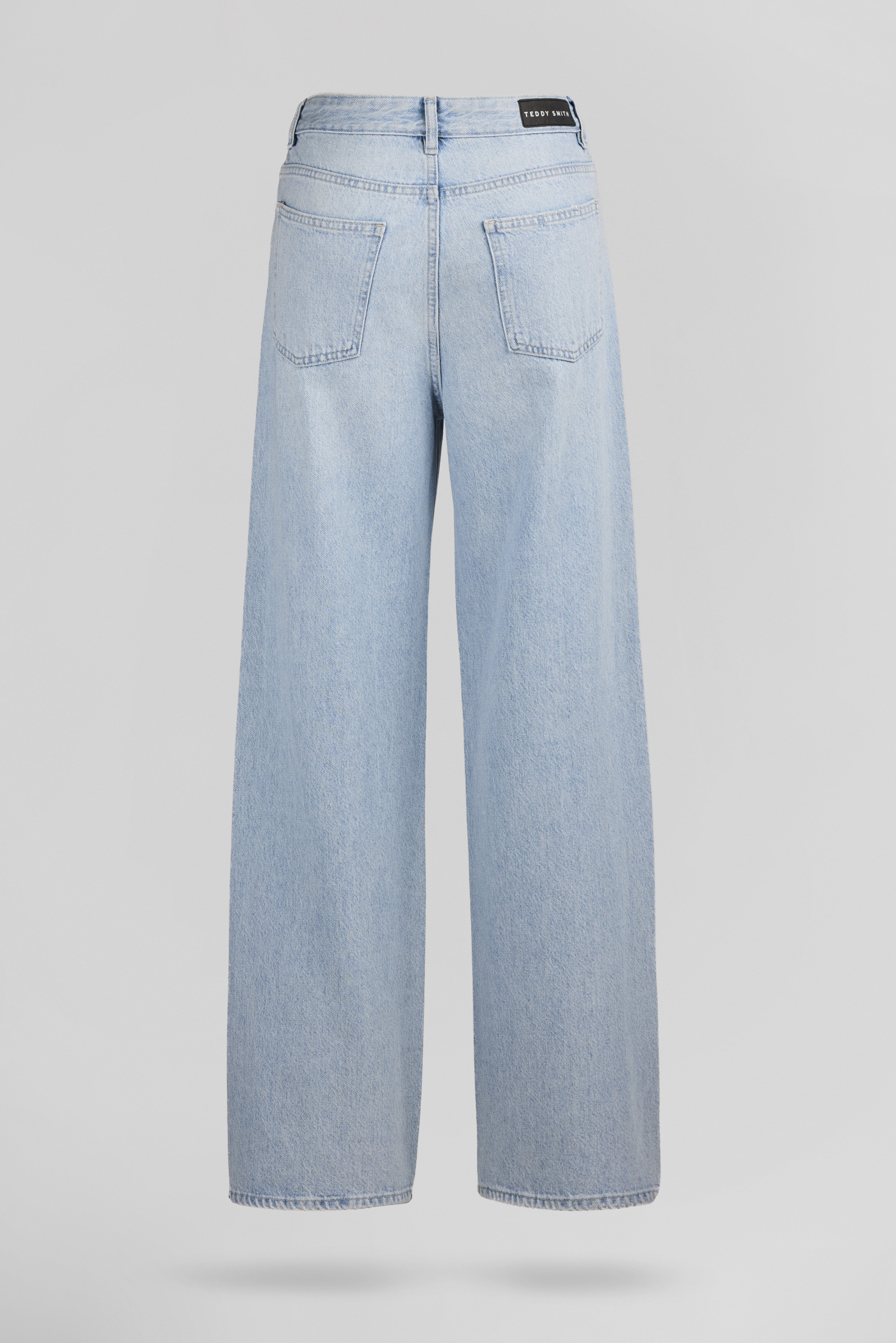 Teddy Smith P-Electra Bleached jean droit femme taille haute