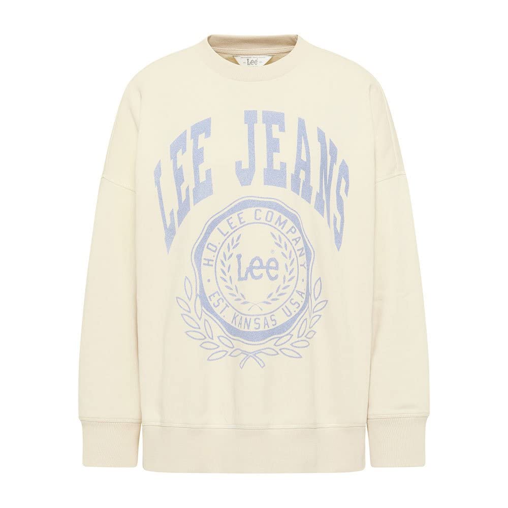 Lee Oversized sweat femme seaglass ample
