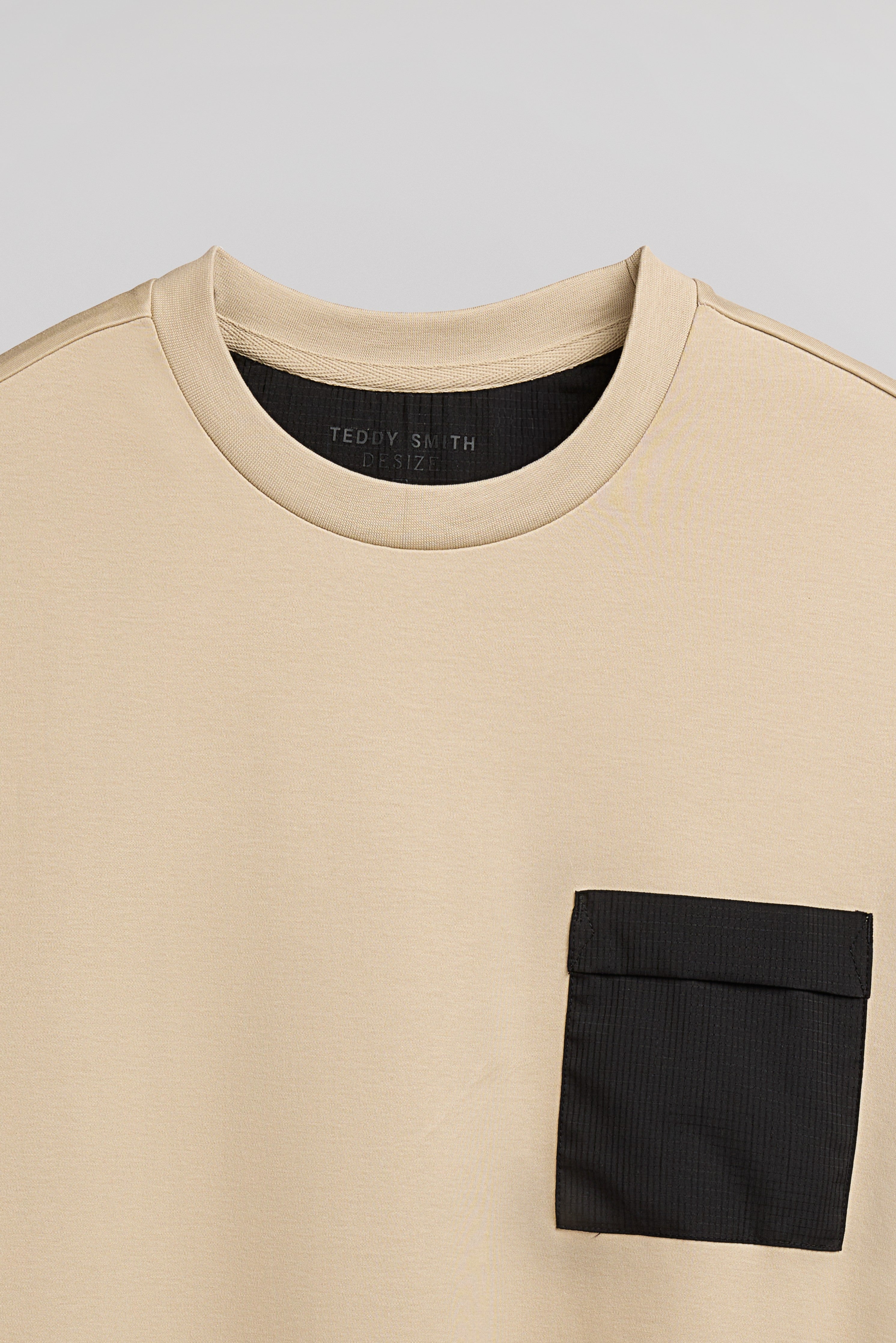 Teddy Smith T-Fergus MC t-shirt beige