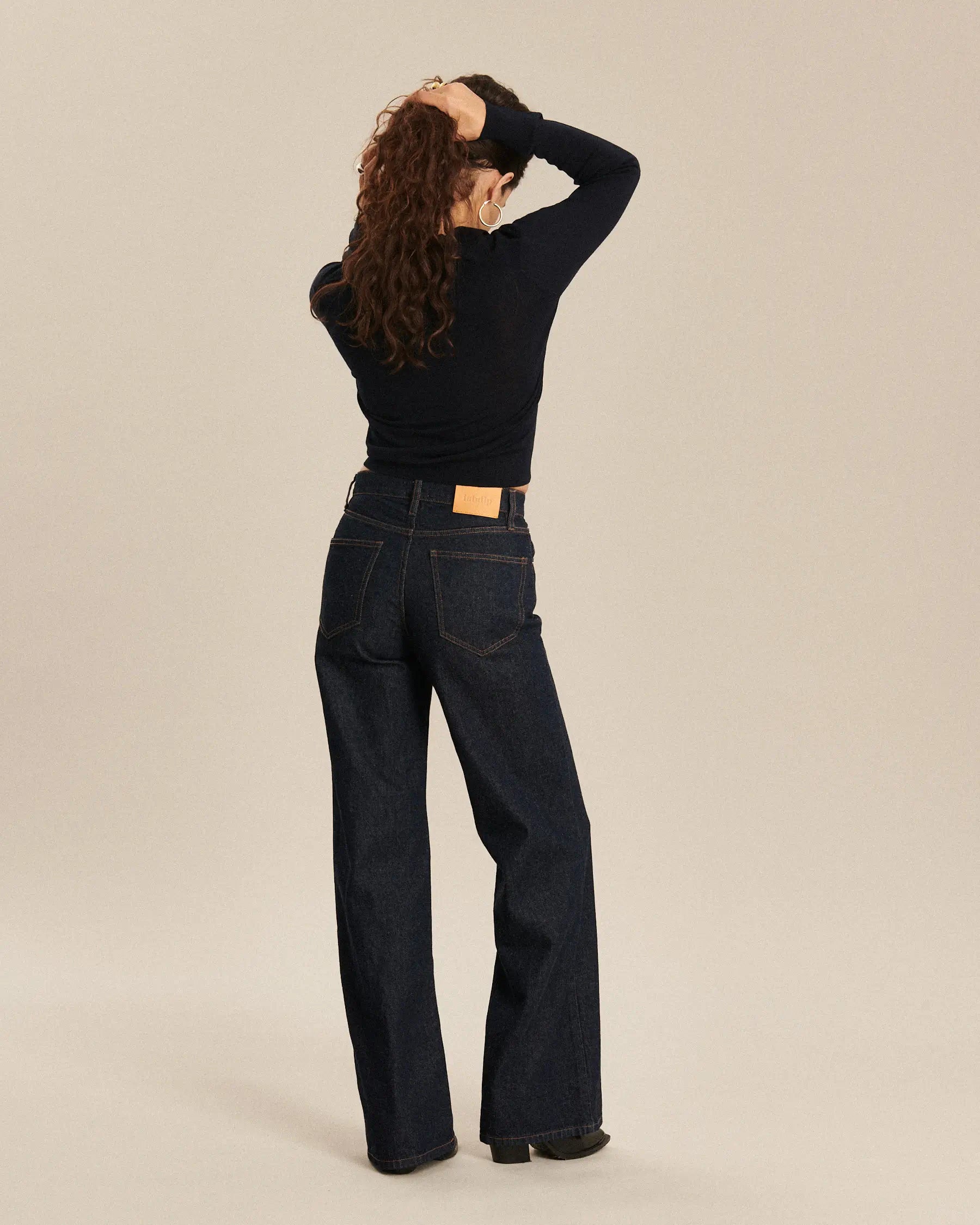 Labdip Joie jean large bleu brut indigo 100% coton