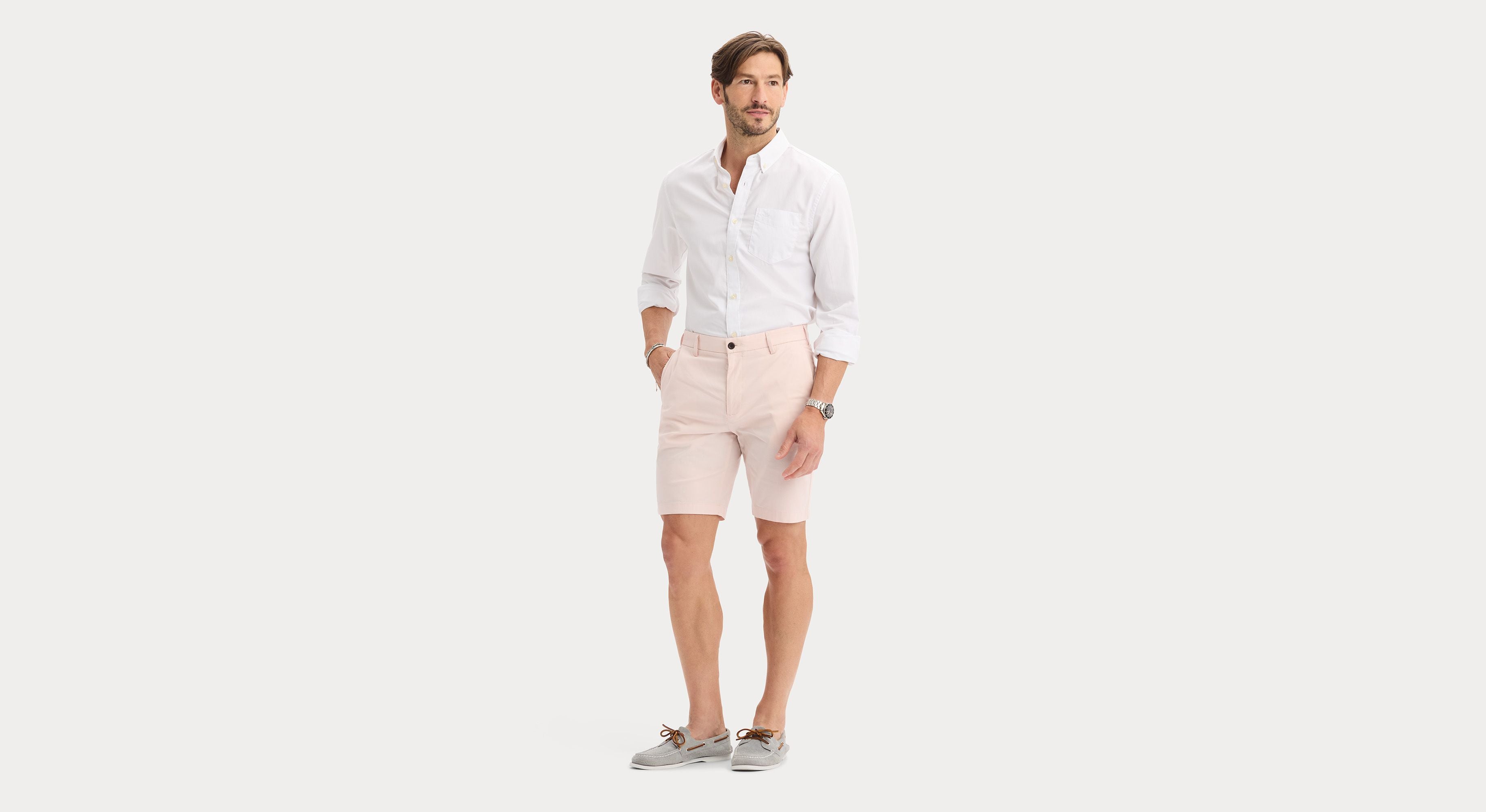 Dockers Supreme Flex Modern Chino short rose stretch