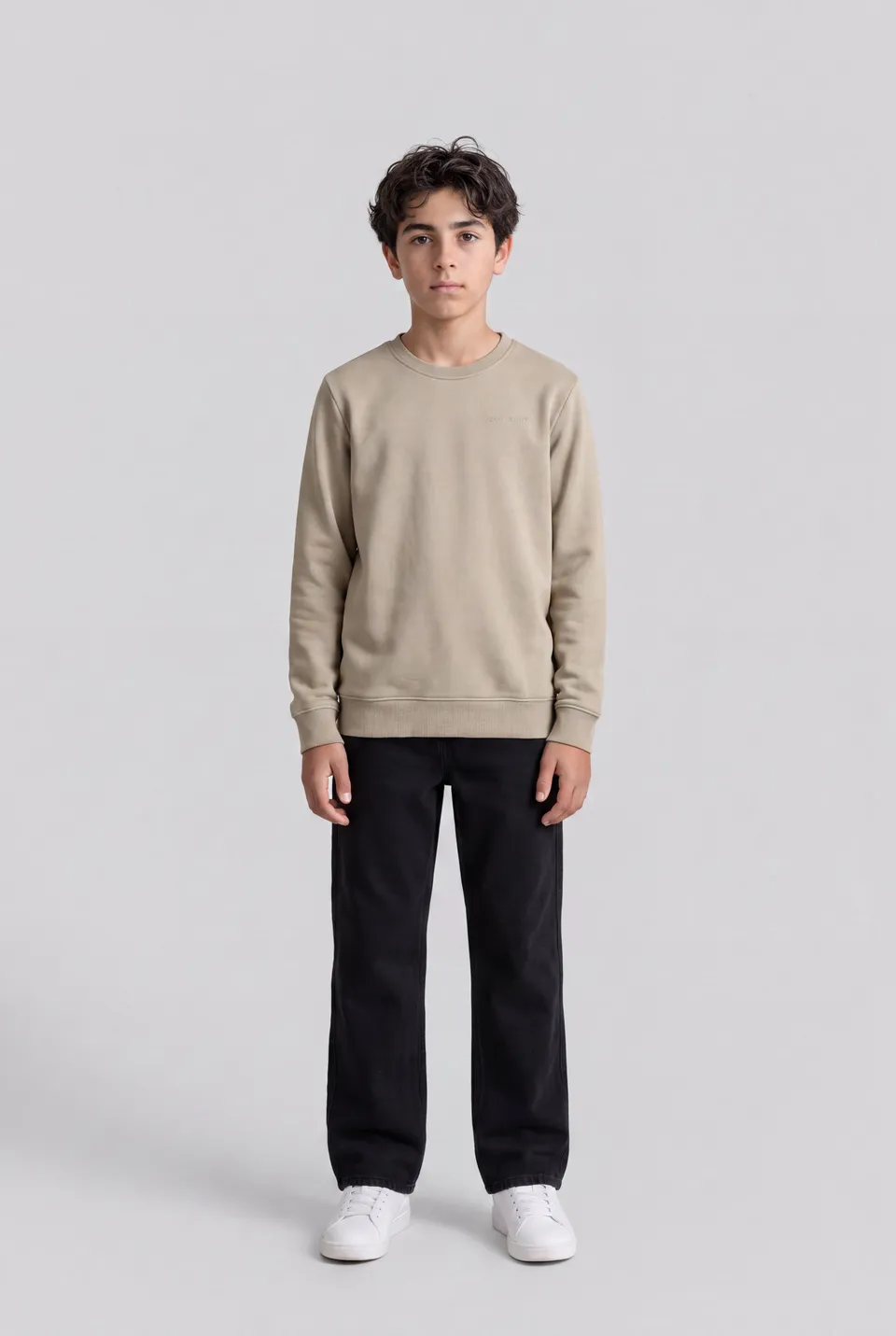 Teddy Smith S-Nark RC Jr sweat garçon kaki délavé