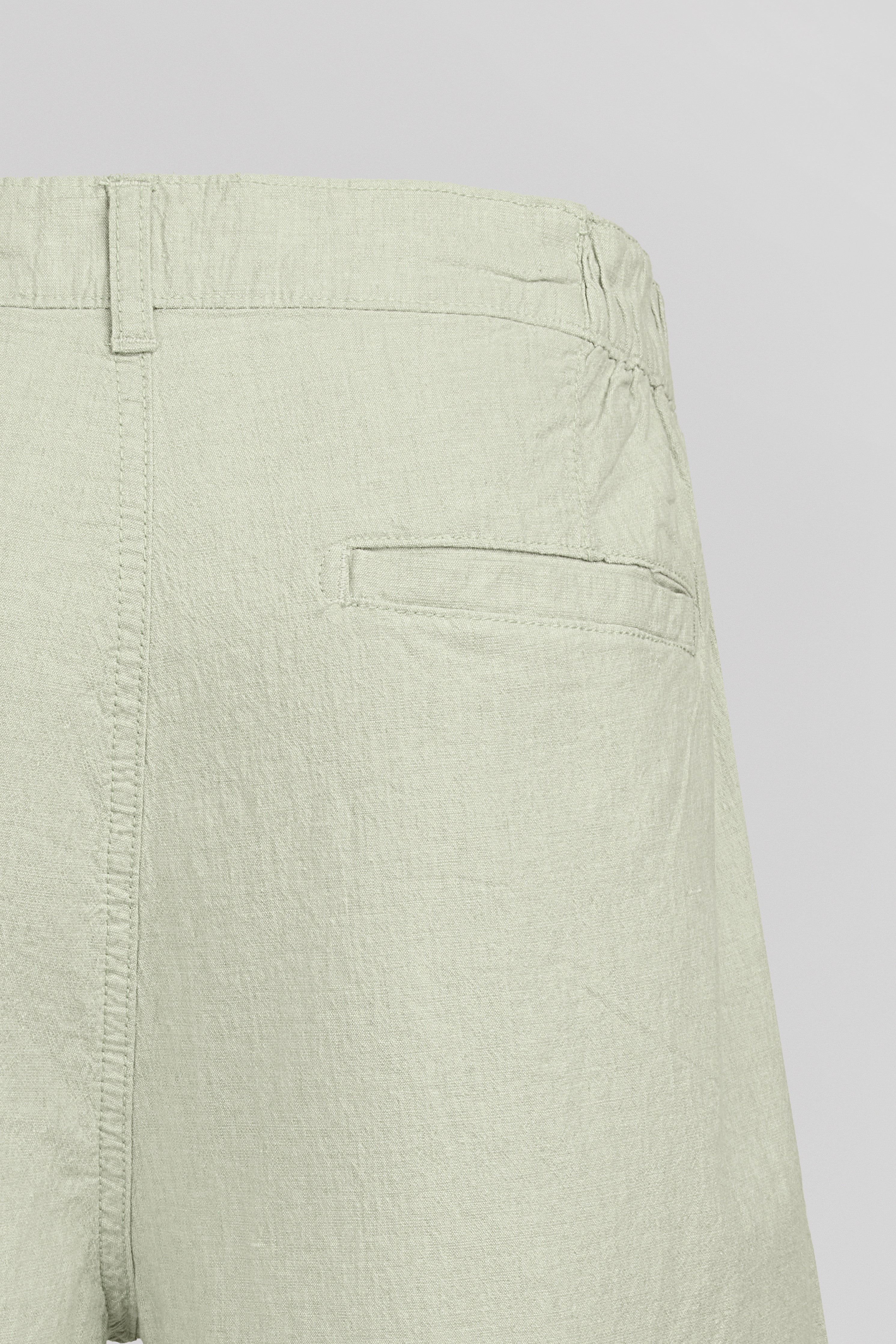Teddy Smith S-Linen Chino short lin coton vert sauge