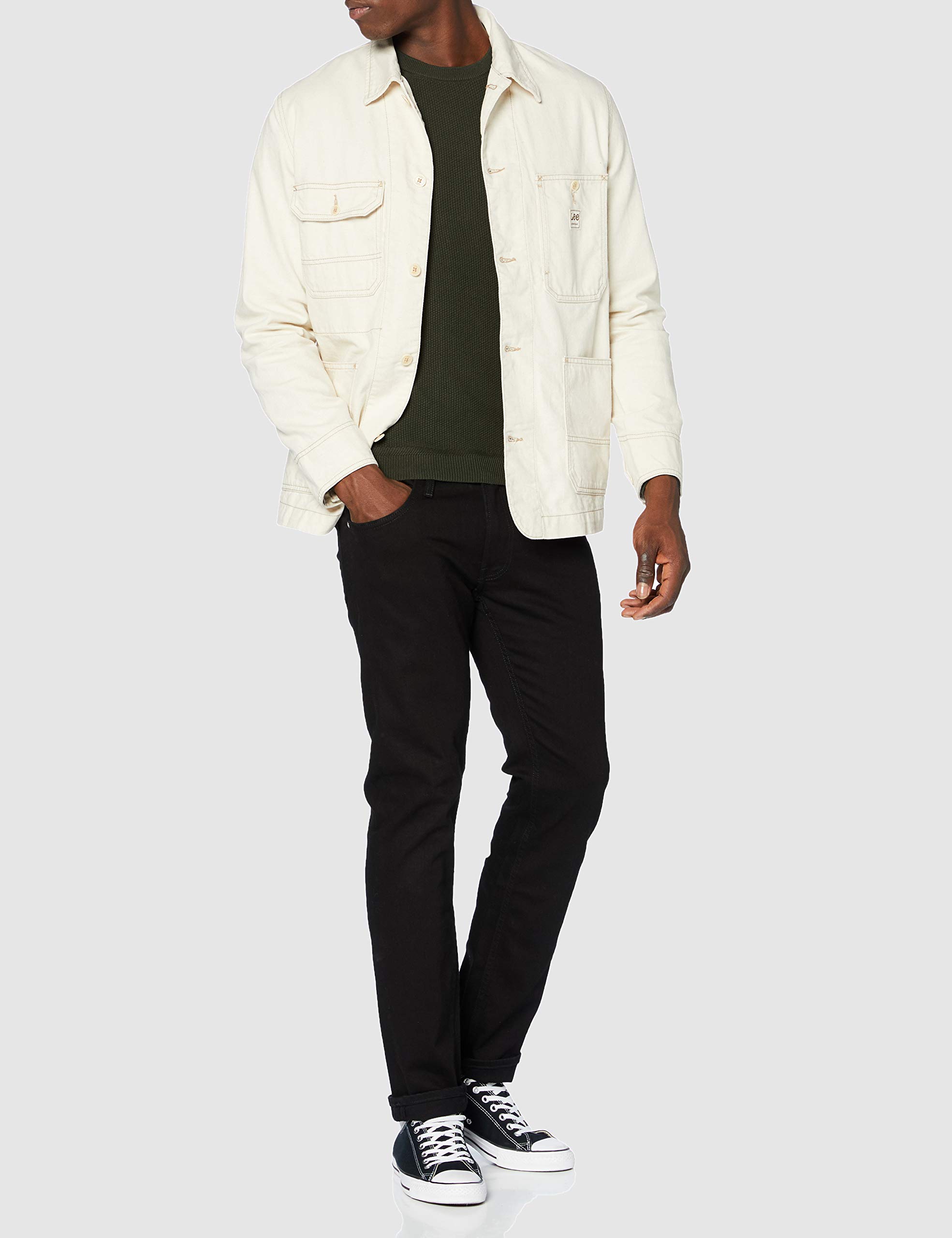 Lee Daren Clean Black jean homme noir coupe droite