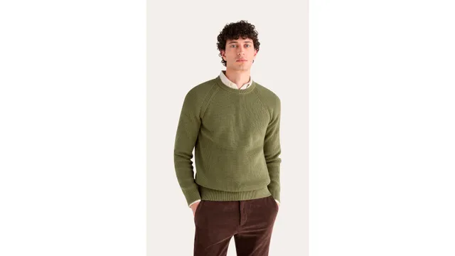 Dockers Regular pull col rond vert winter moss