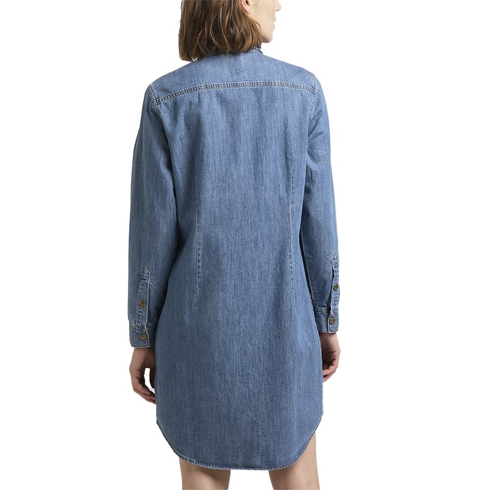 Lee Robe Chemise robe femme XL denim extensible délavé