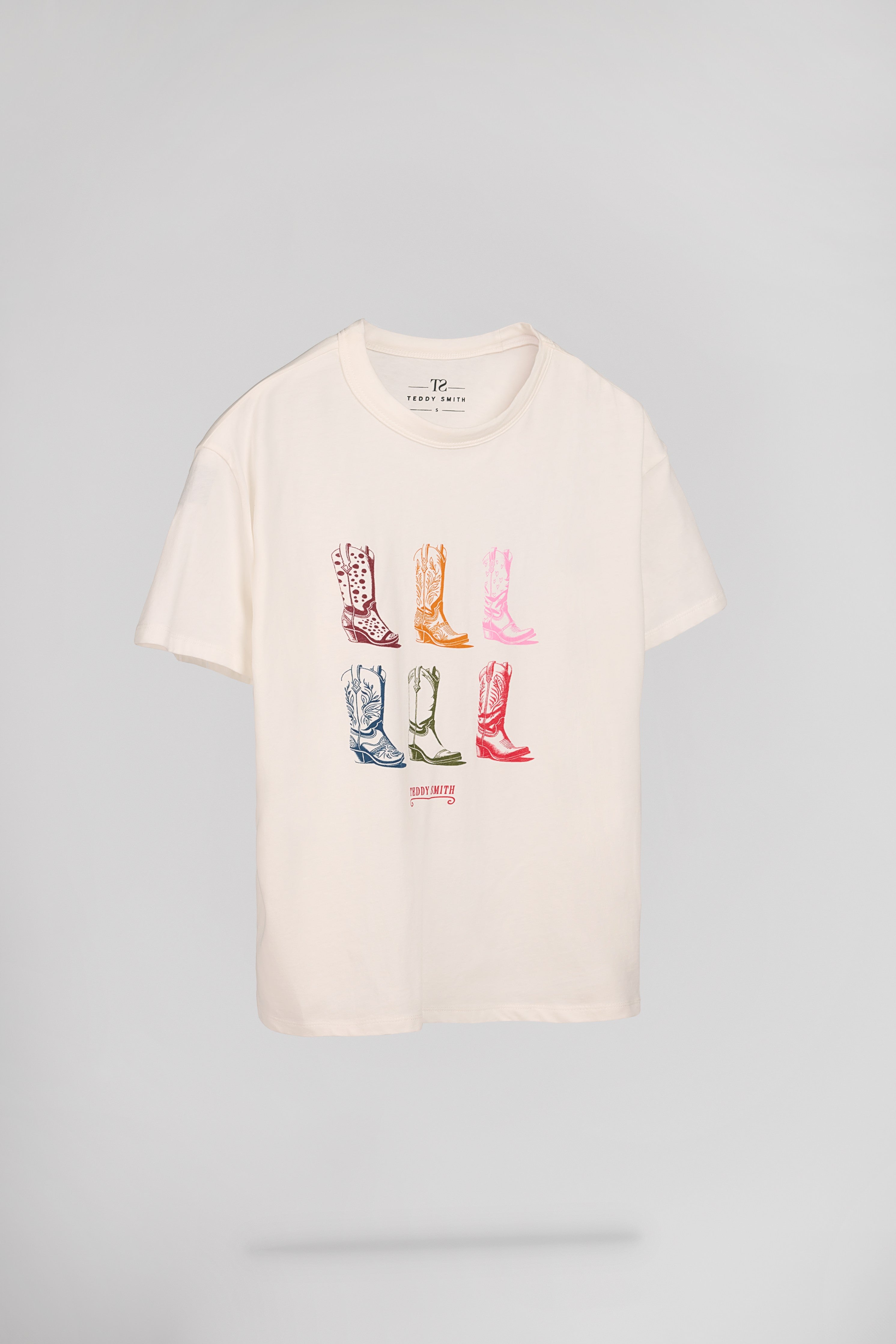 Teddy Smith T-Leya MC t-shirt oversize blanc femme