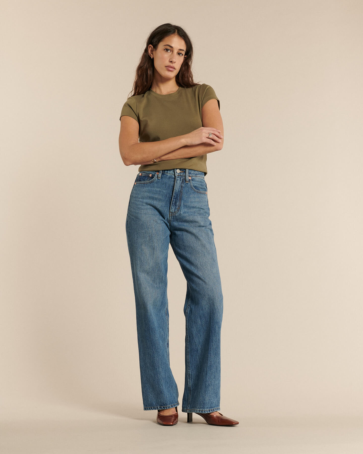 Labdip Sully Long Echo Blue IN 33 jean large coton