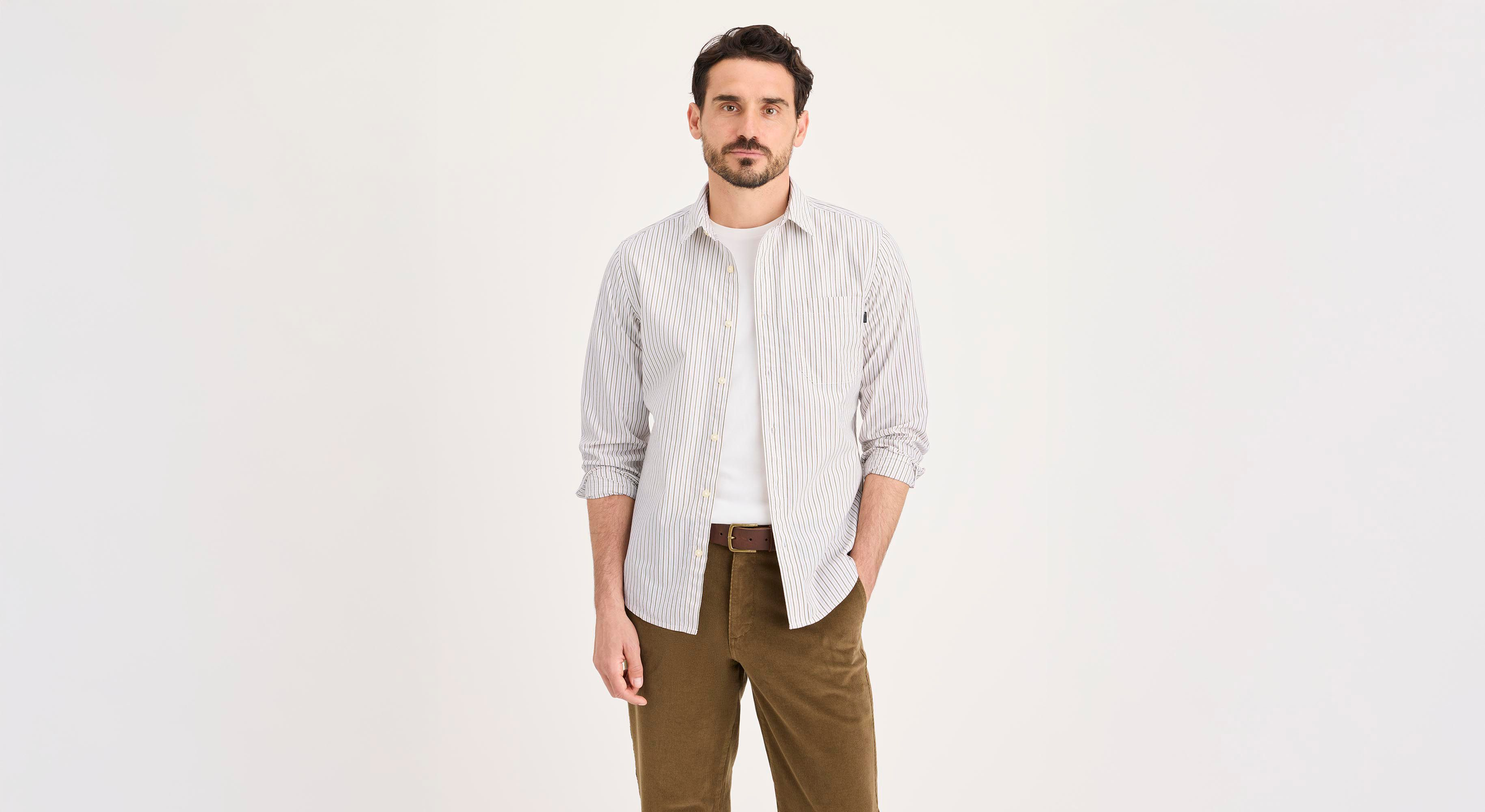 Dockers Ultimate chemise slim vert erwin casual