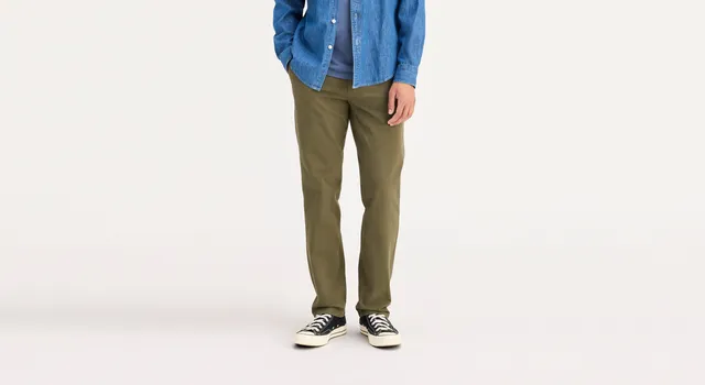 Dockers Ultimate Slim Fit chino vert olive stretch