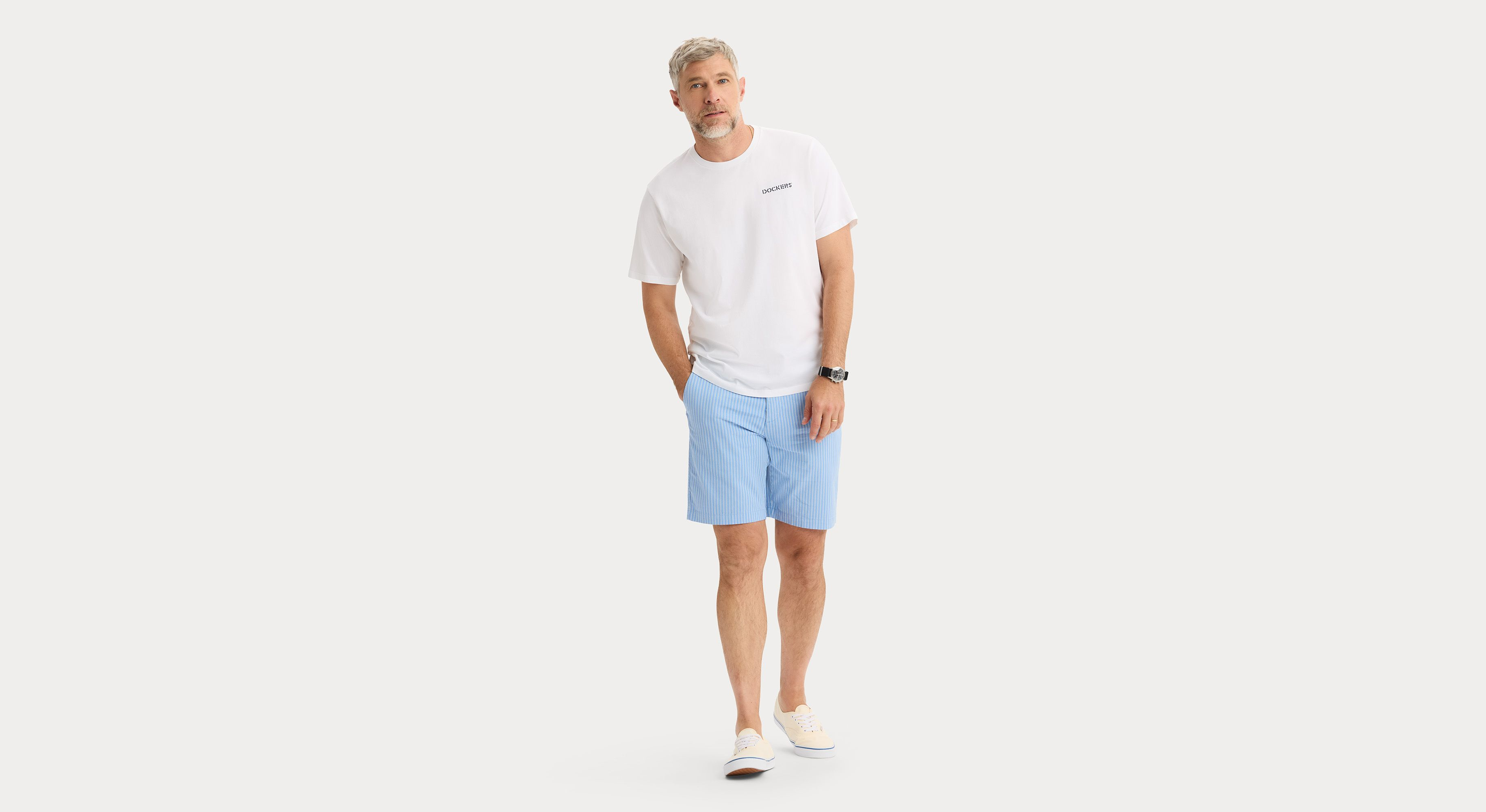 Dockers Graphic Tee t-shirt homme blanc coton