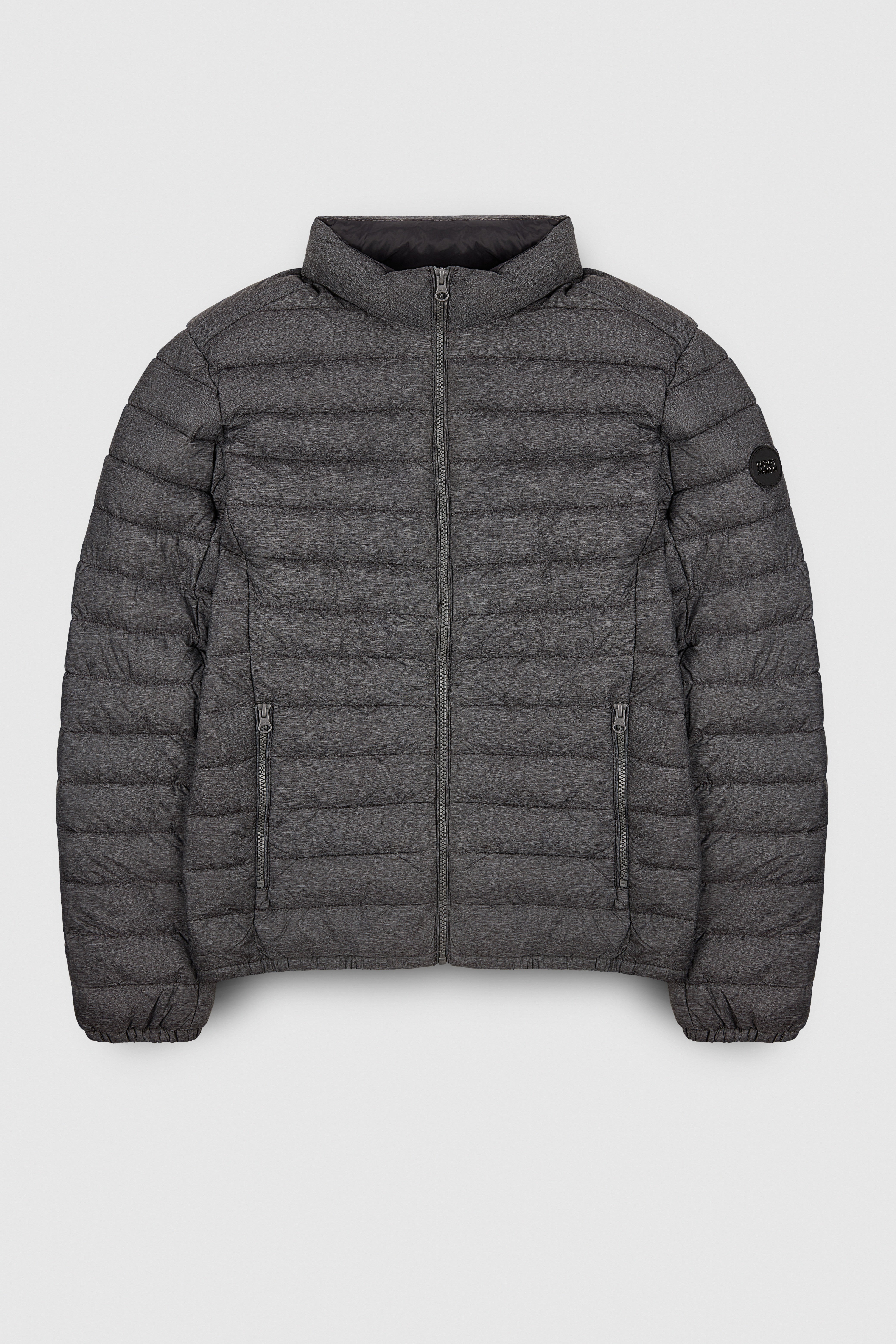 Teddy Smith Blight doudoune homme Melange Black ajustée