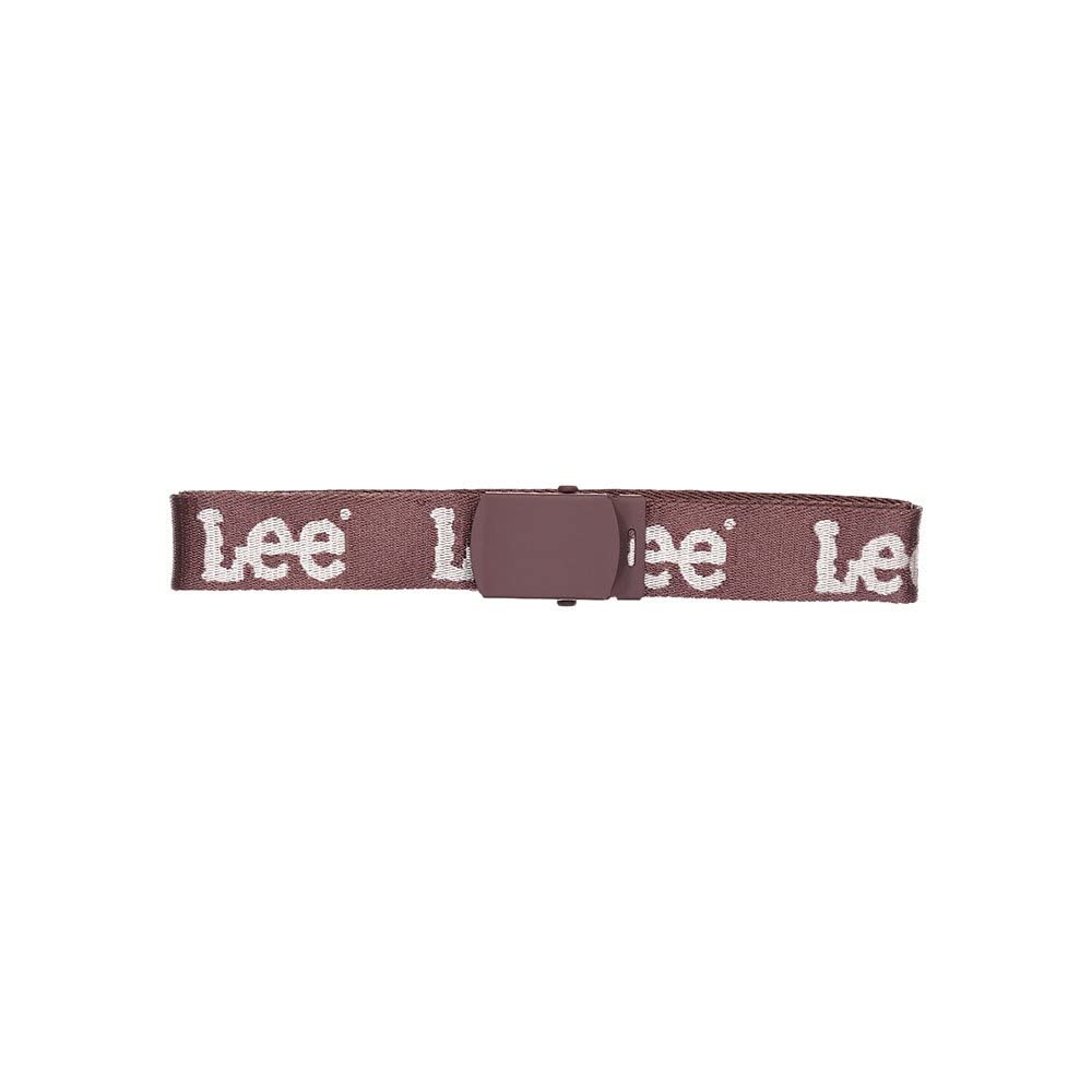 Lee Logo Belt ceinture homme noire boucle logo