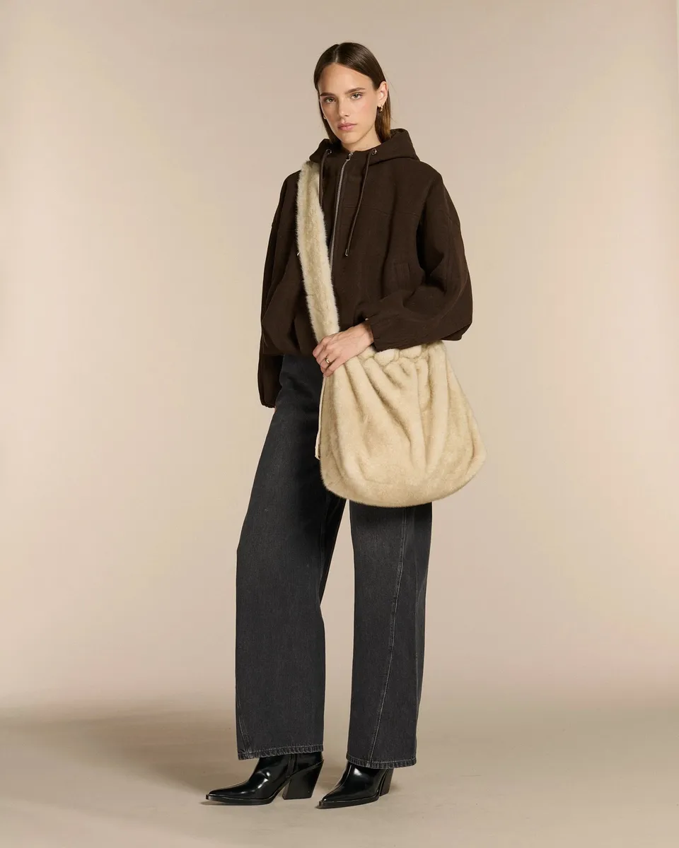 Labdip Annecy Mink Cortina sac fausse fourrure