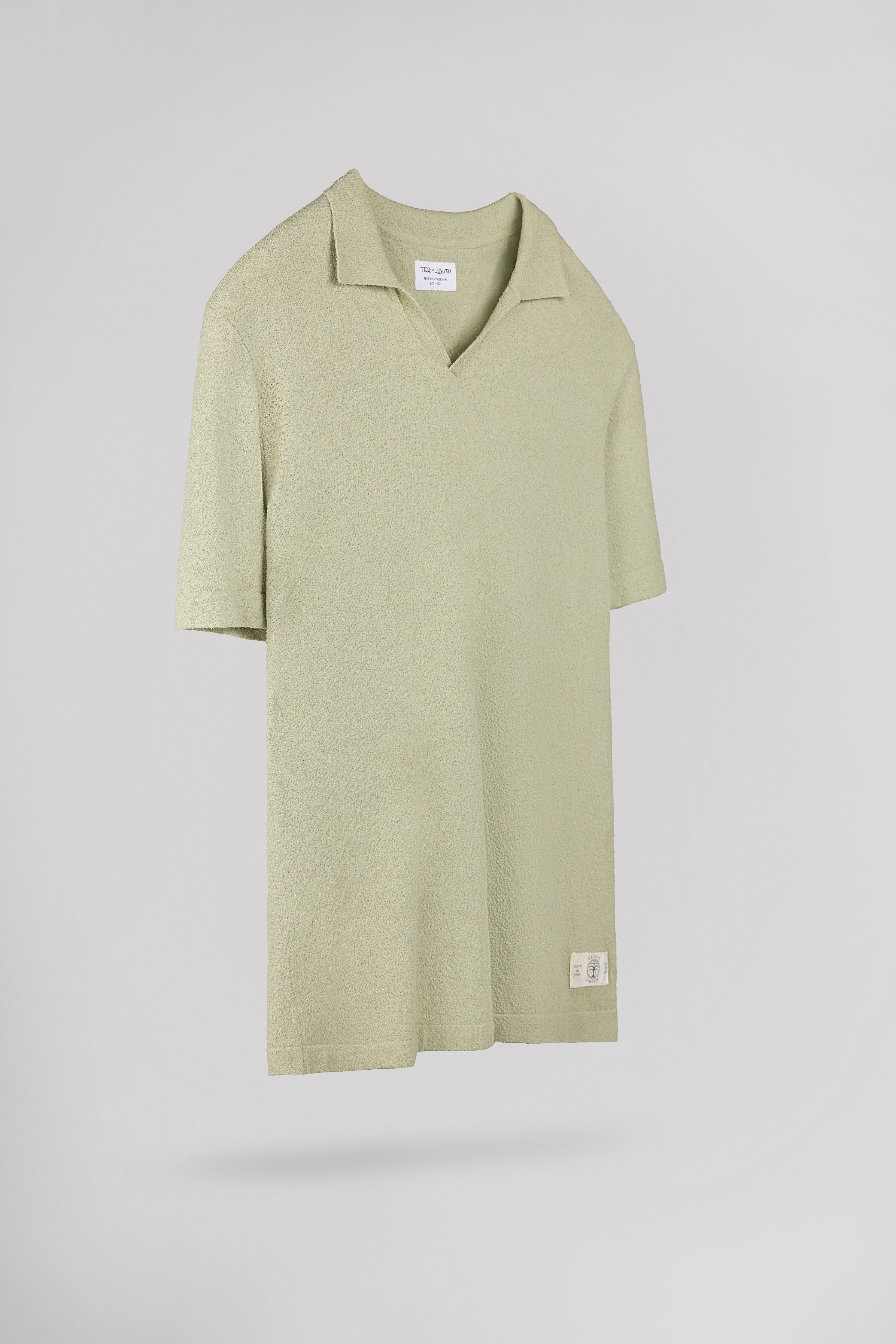 Teddy Smith P-Drago polo vert sauge homme coton