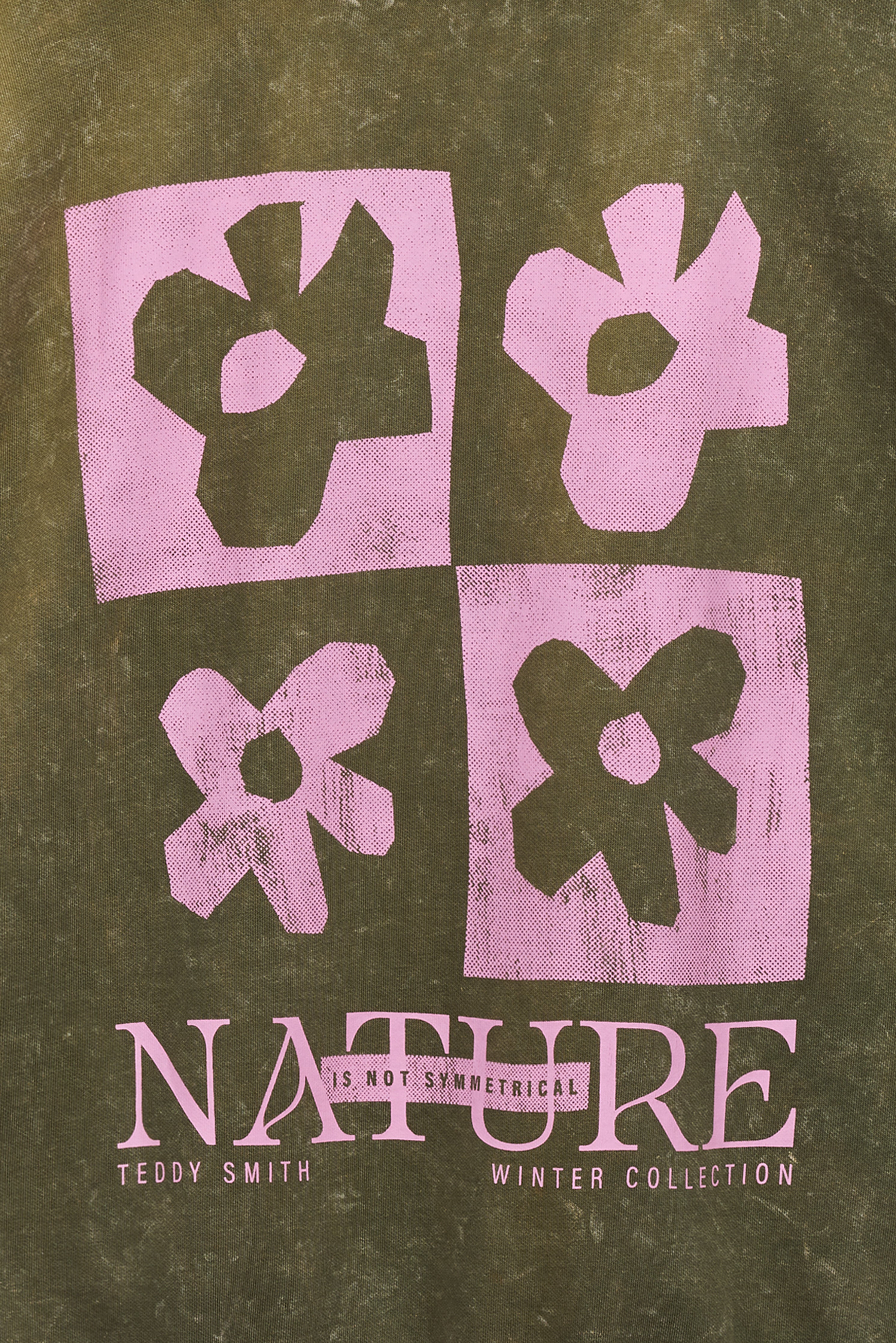 Teddy Smith S-Nature RC sweat femme dusty kaki délavé