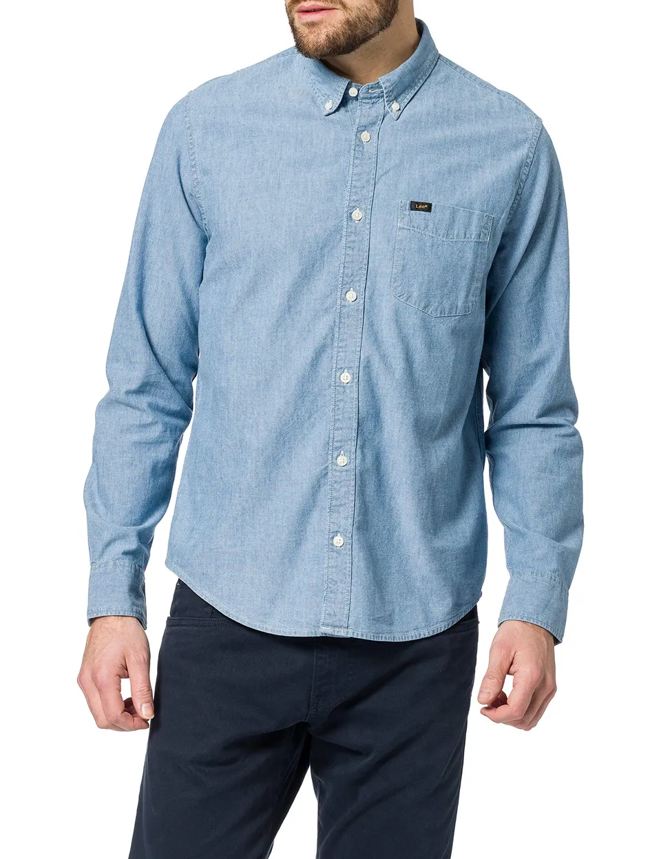 Lee Button Down chemise homme coupe droite