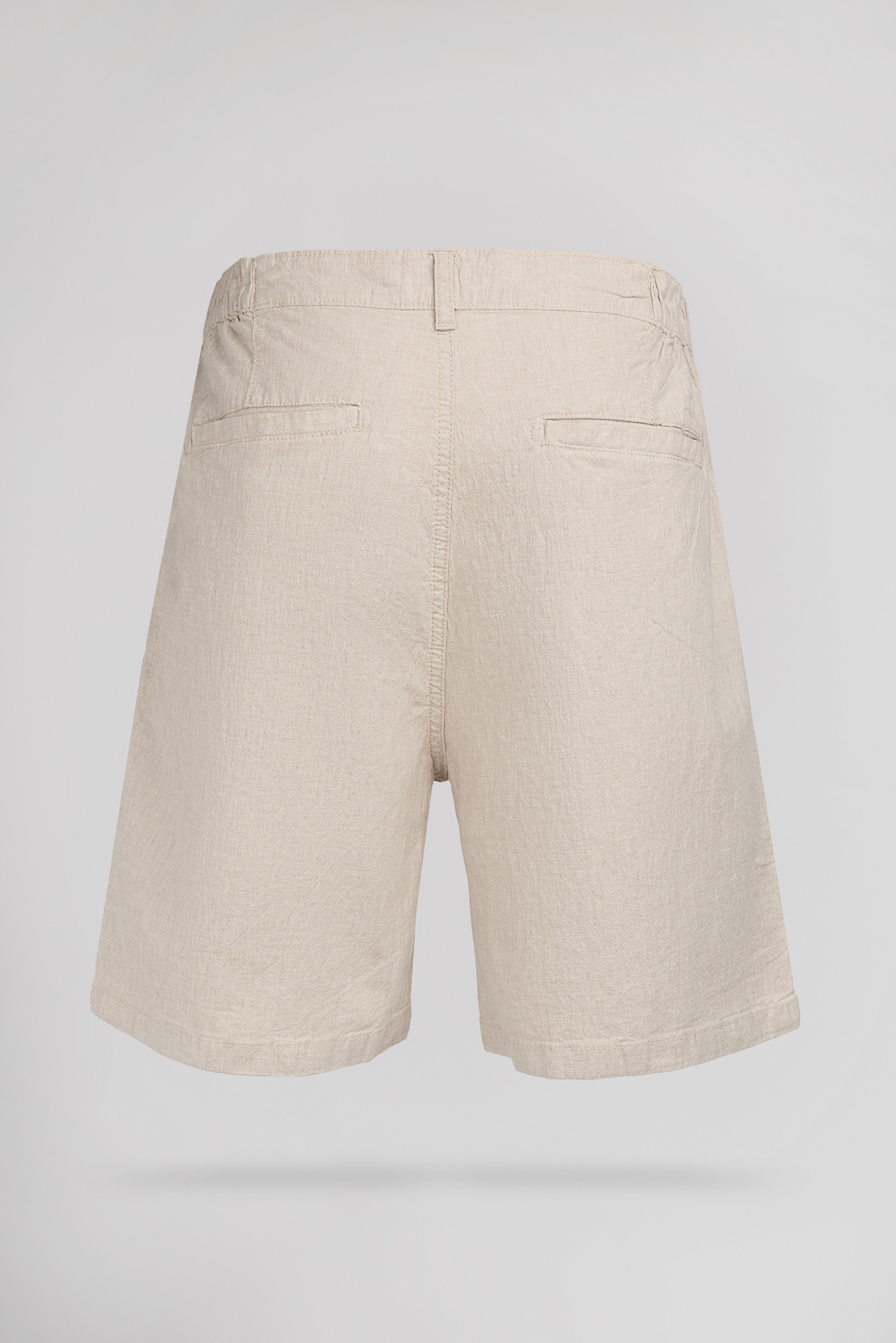 Teddy Smith S-Linen short chino beige lin coton