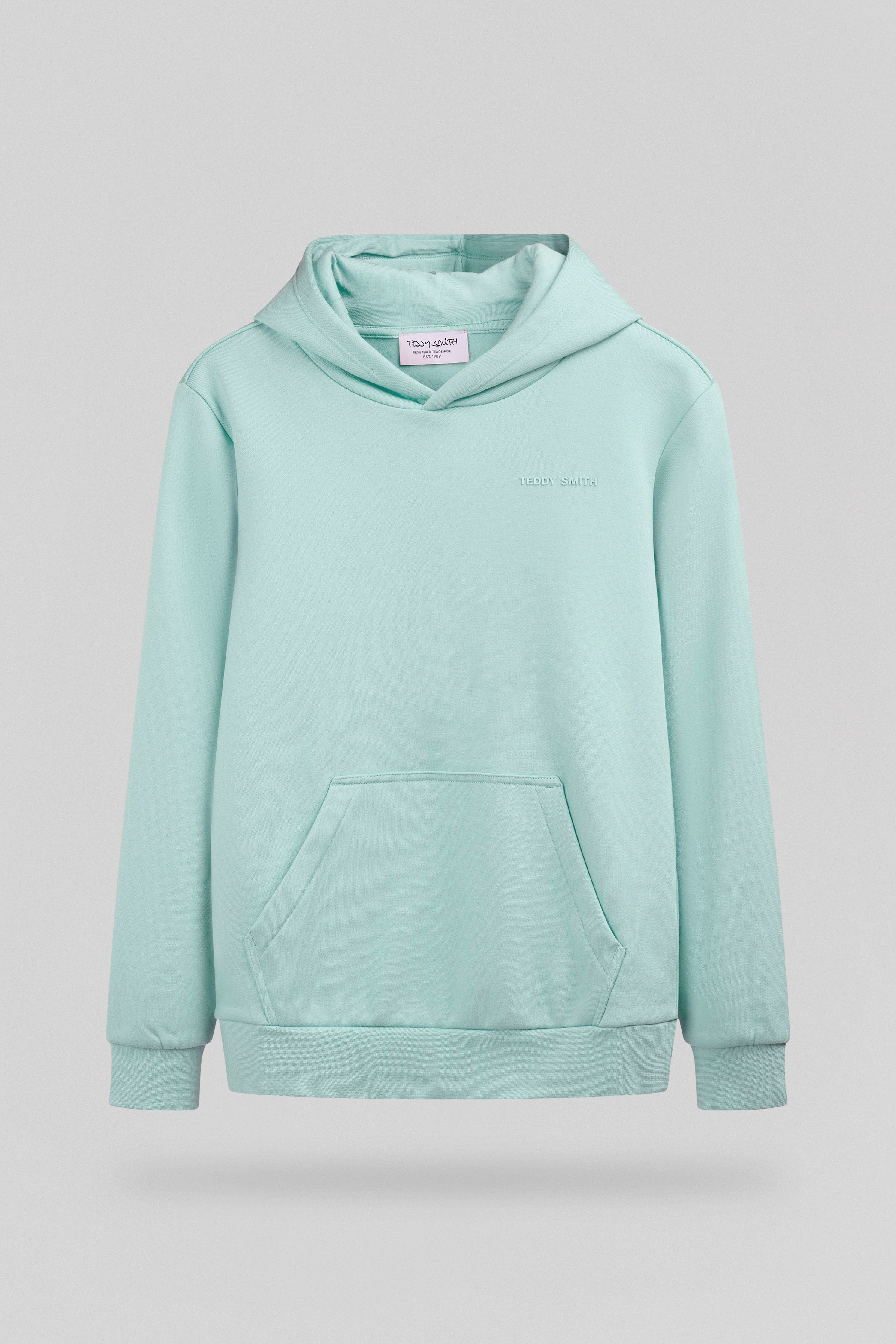 Teddy Smith S-Nark Hoody sweat capuche garçon bleu menthol