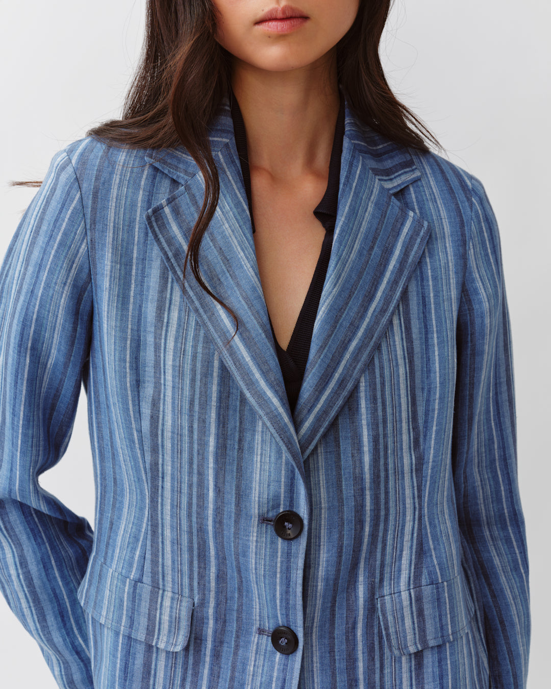 DIEGA VERKO veste tailleur ajustée bleu