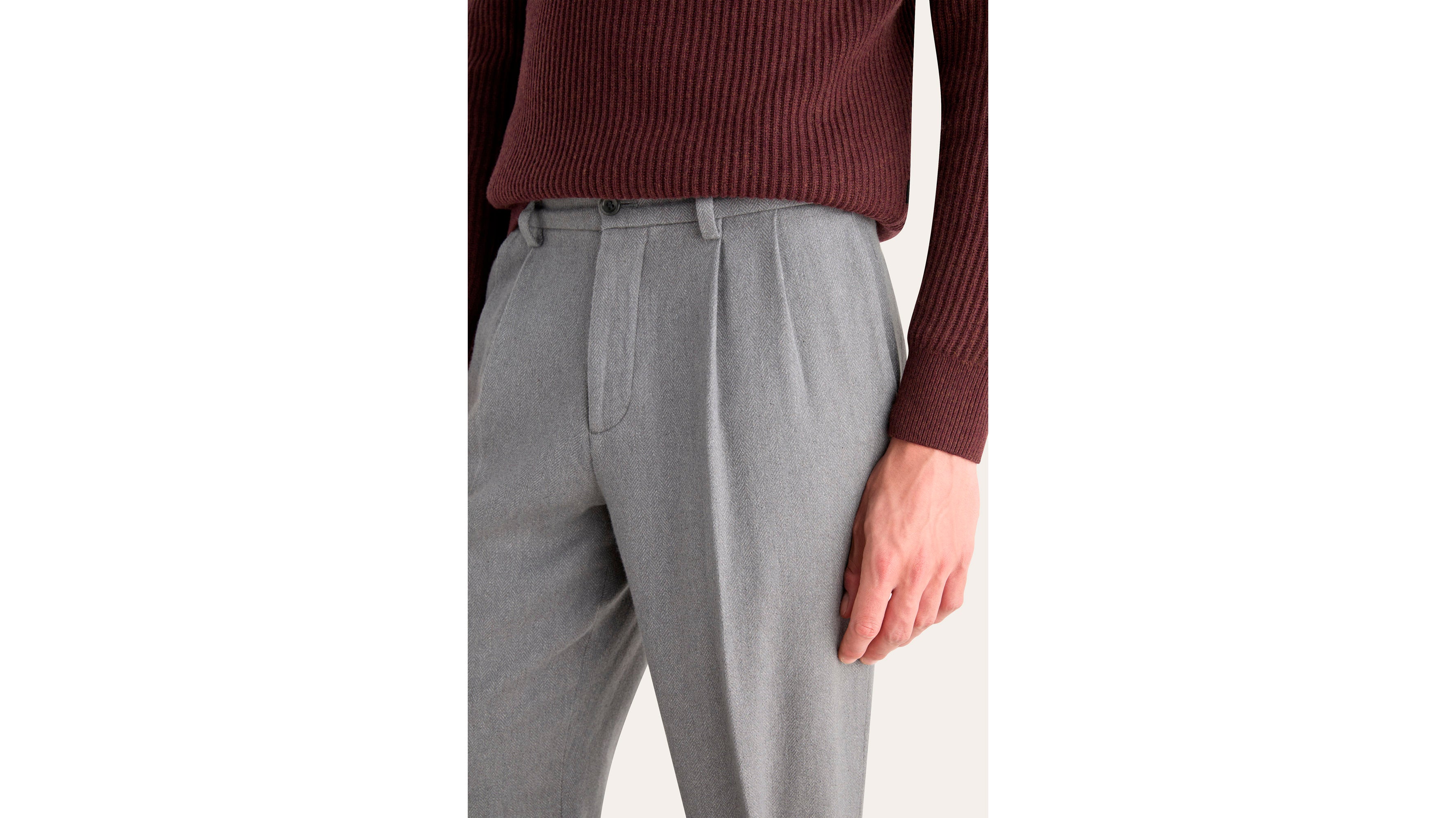 Dockers Signature Khaki Classic Fit chino gris lin raffiné