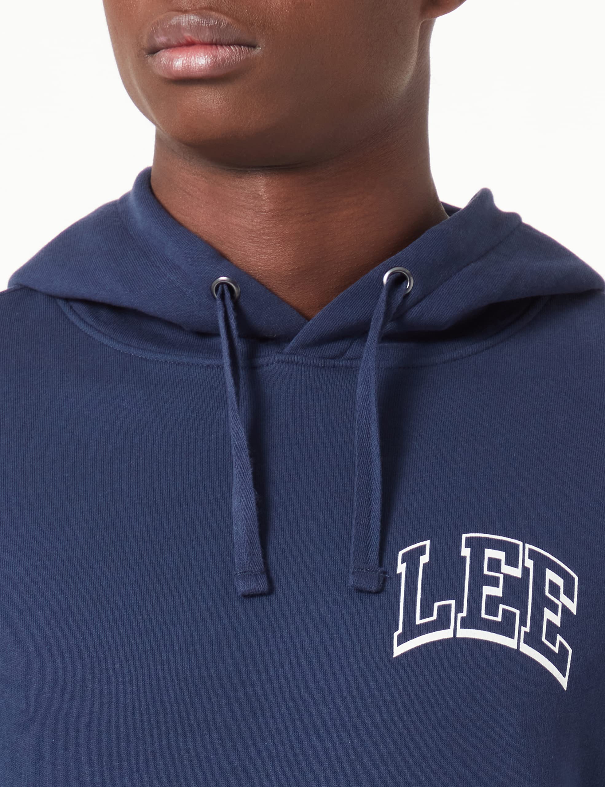 Lee Hoodie sweat capuche homme bleu marine S