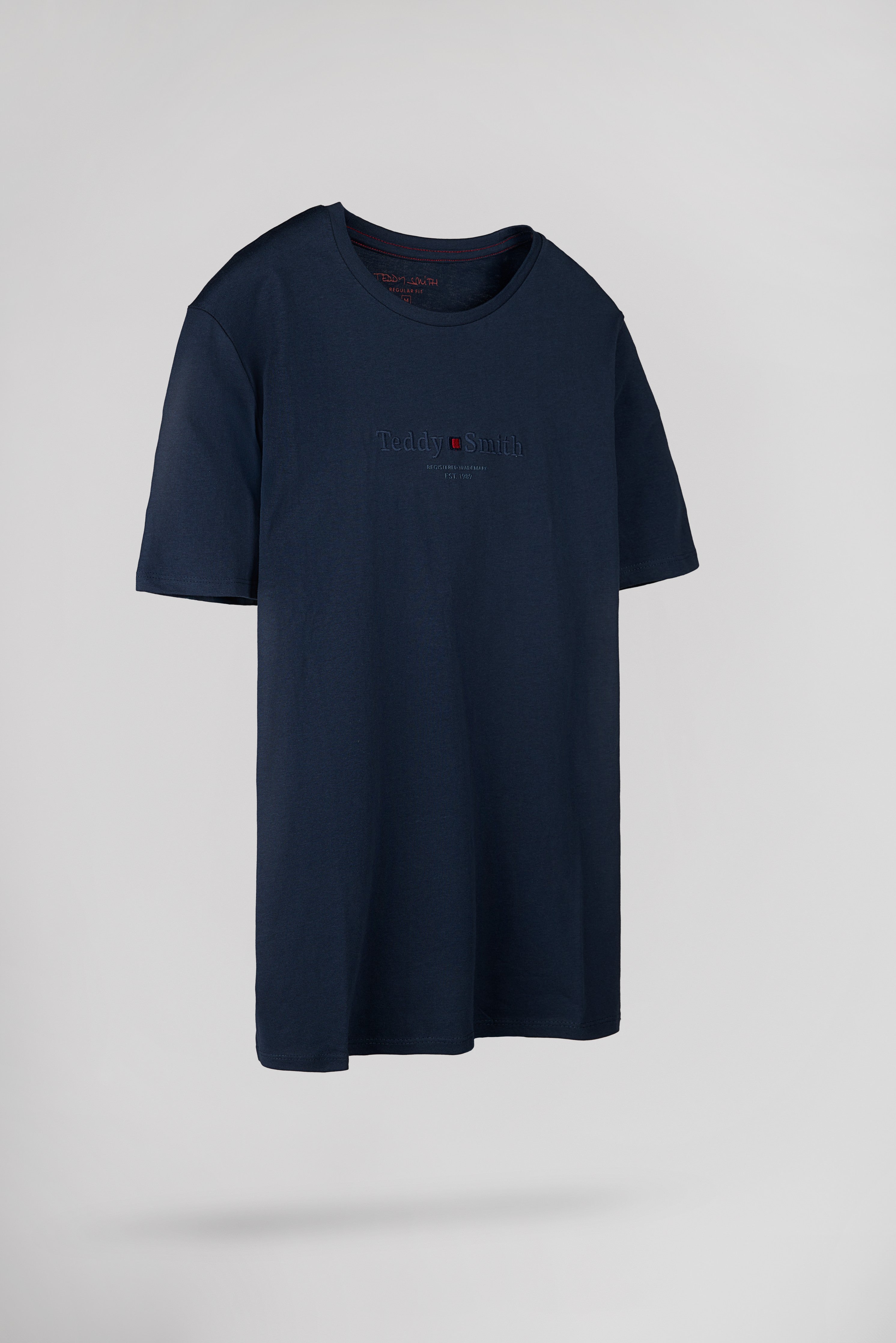 Teddy Smith T-Jim t-shirt bleu navy coton