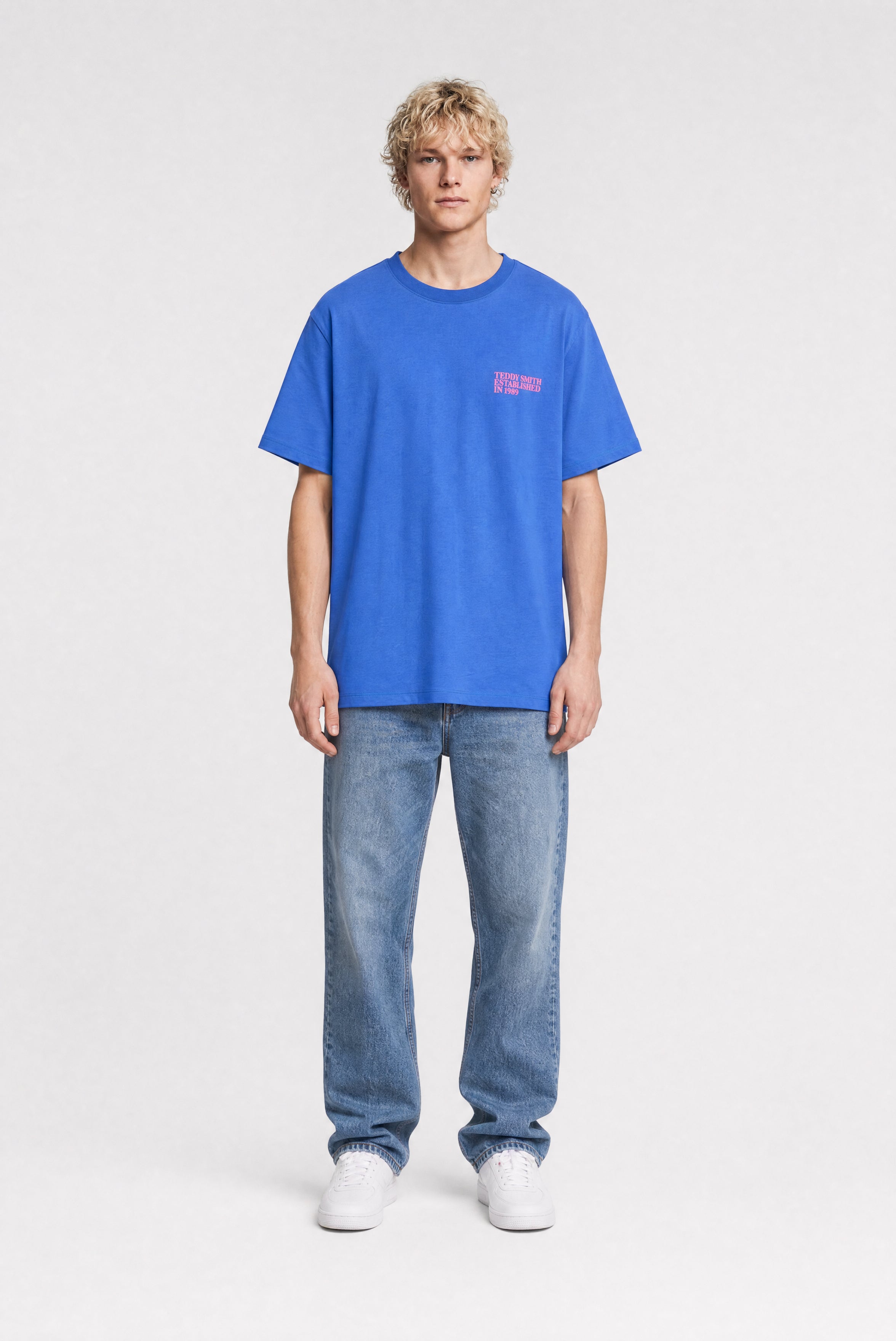 Teddy Smith T-Beware MC t-shirt homme bleu pep's ample