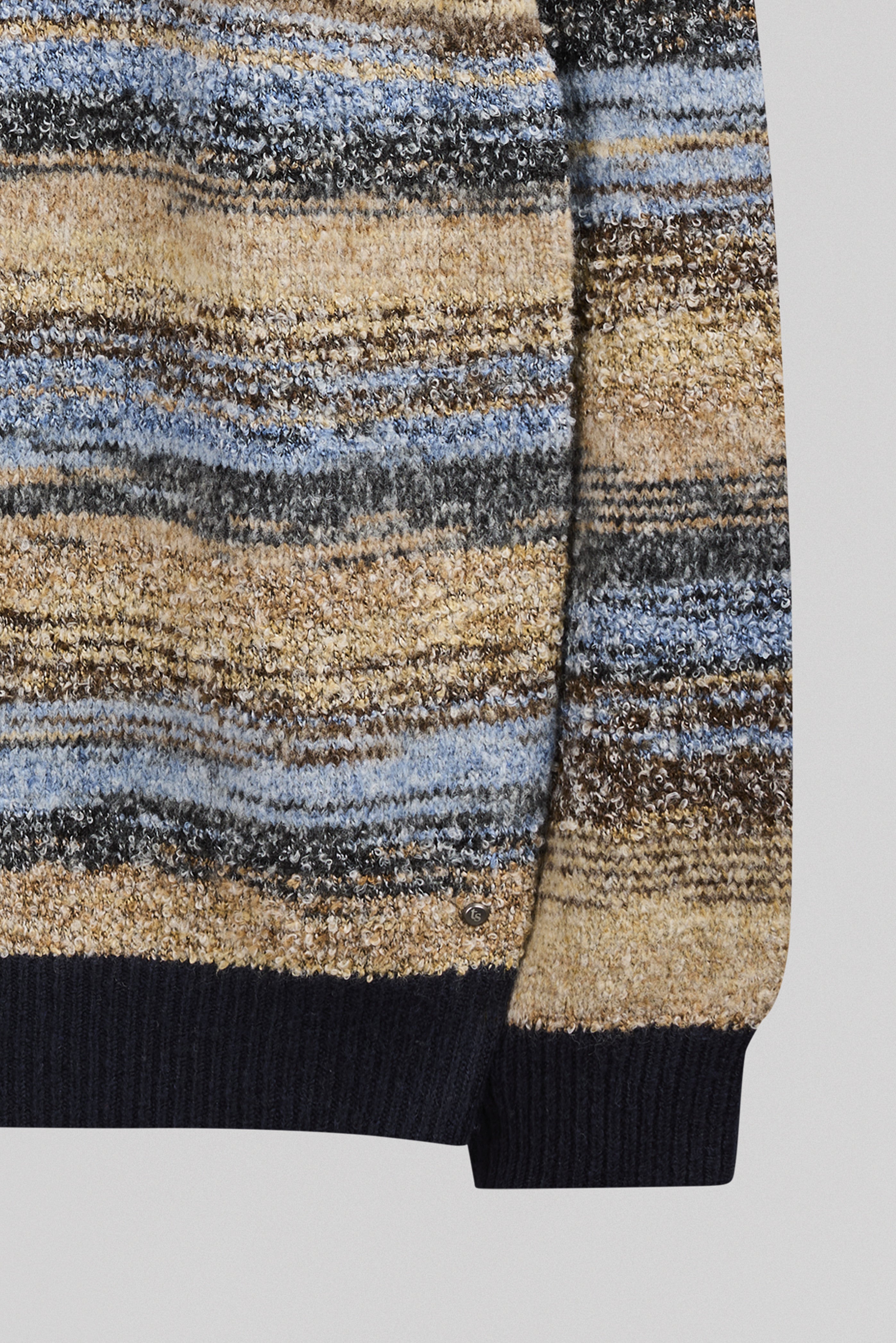 Teddy Smith P-Milo pull homme jacquard dark navy