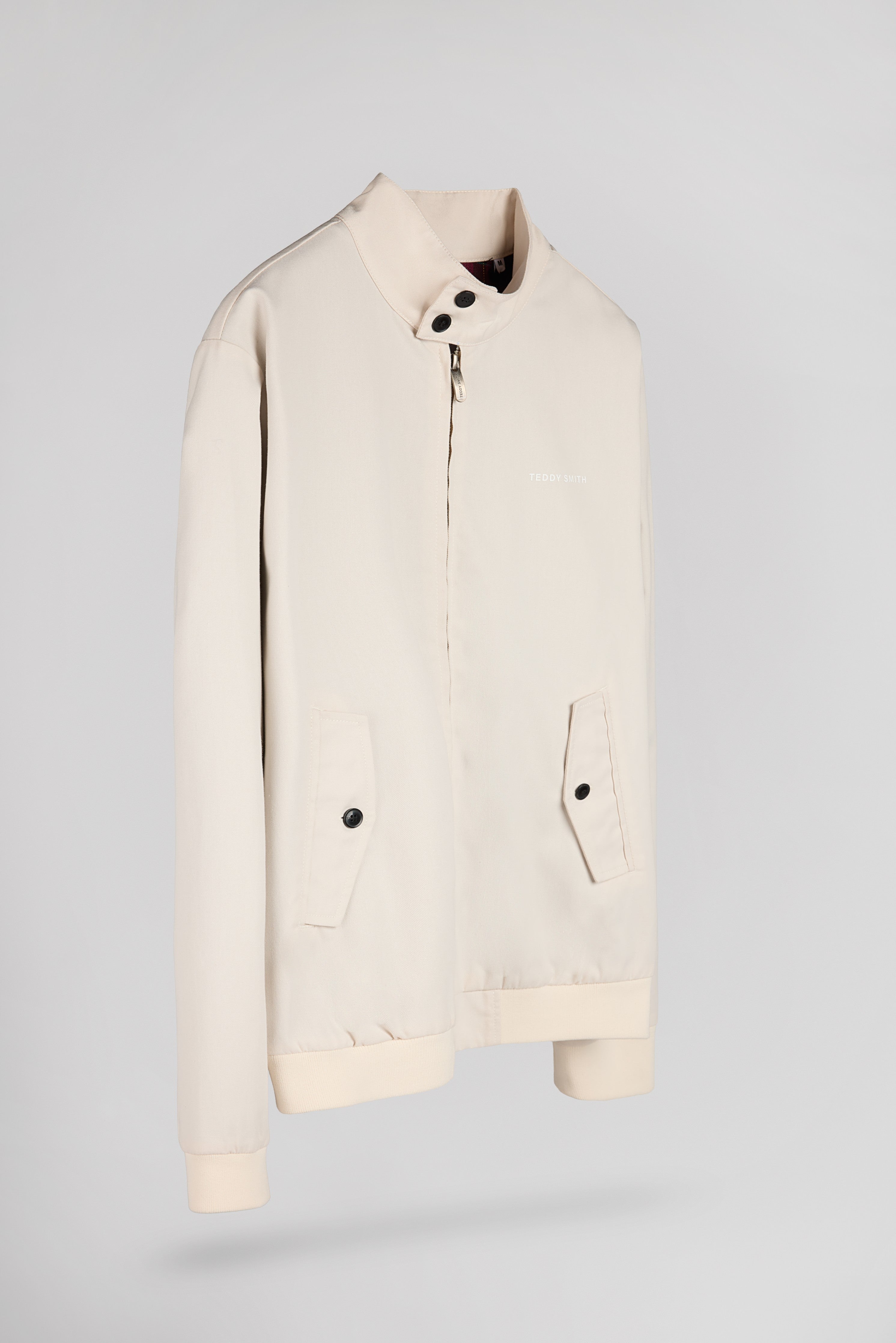 Teddy Smith Sanson 2 Cream blouson crème twill coton