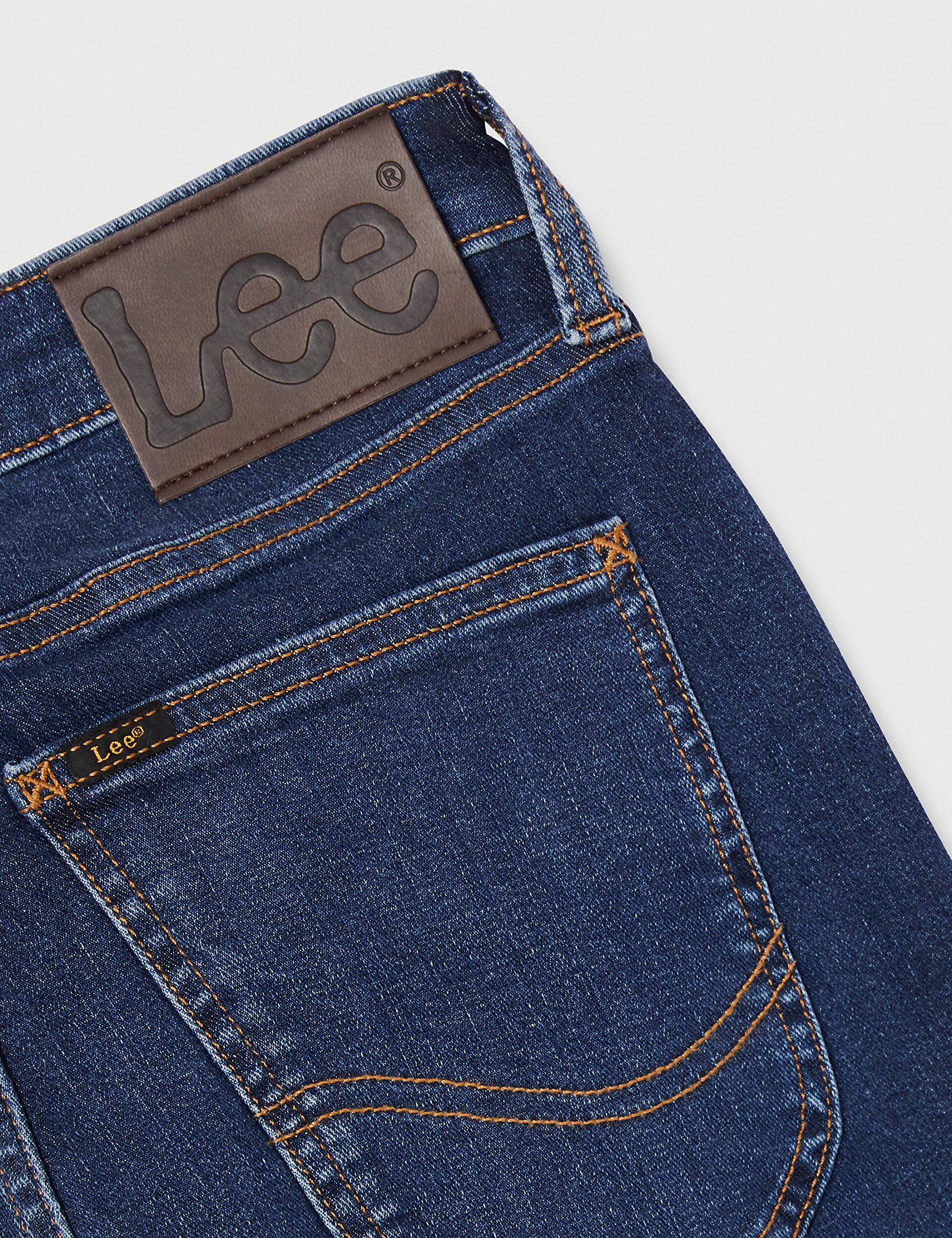Lee Malone jean homme Dark Ely 27W/30L coupe droite