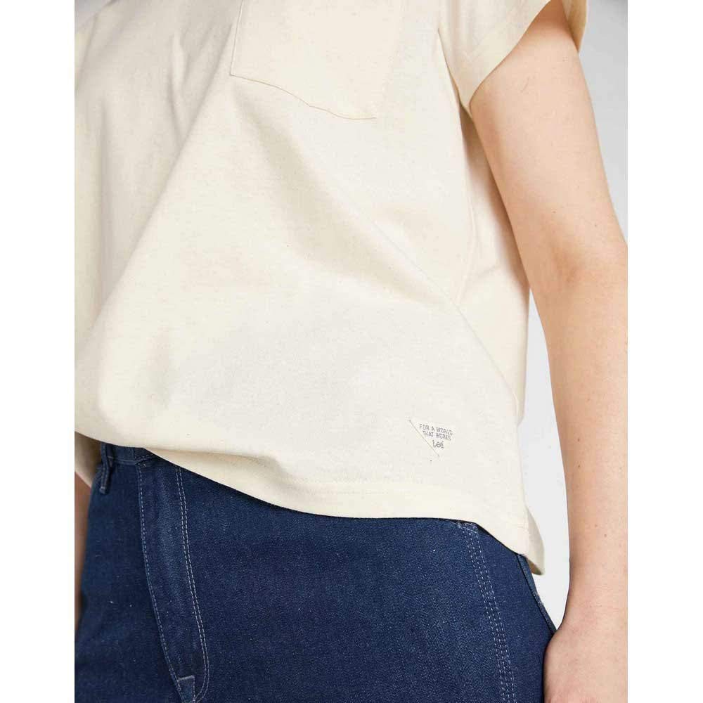 Lee Sustainable Tee t-shirt femme écru coupe relax