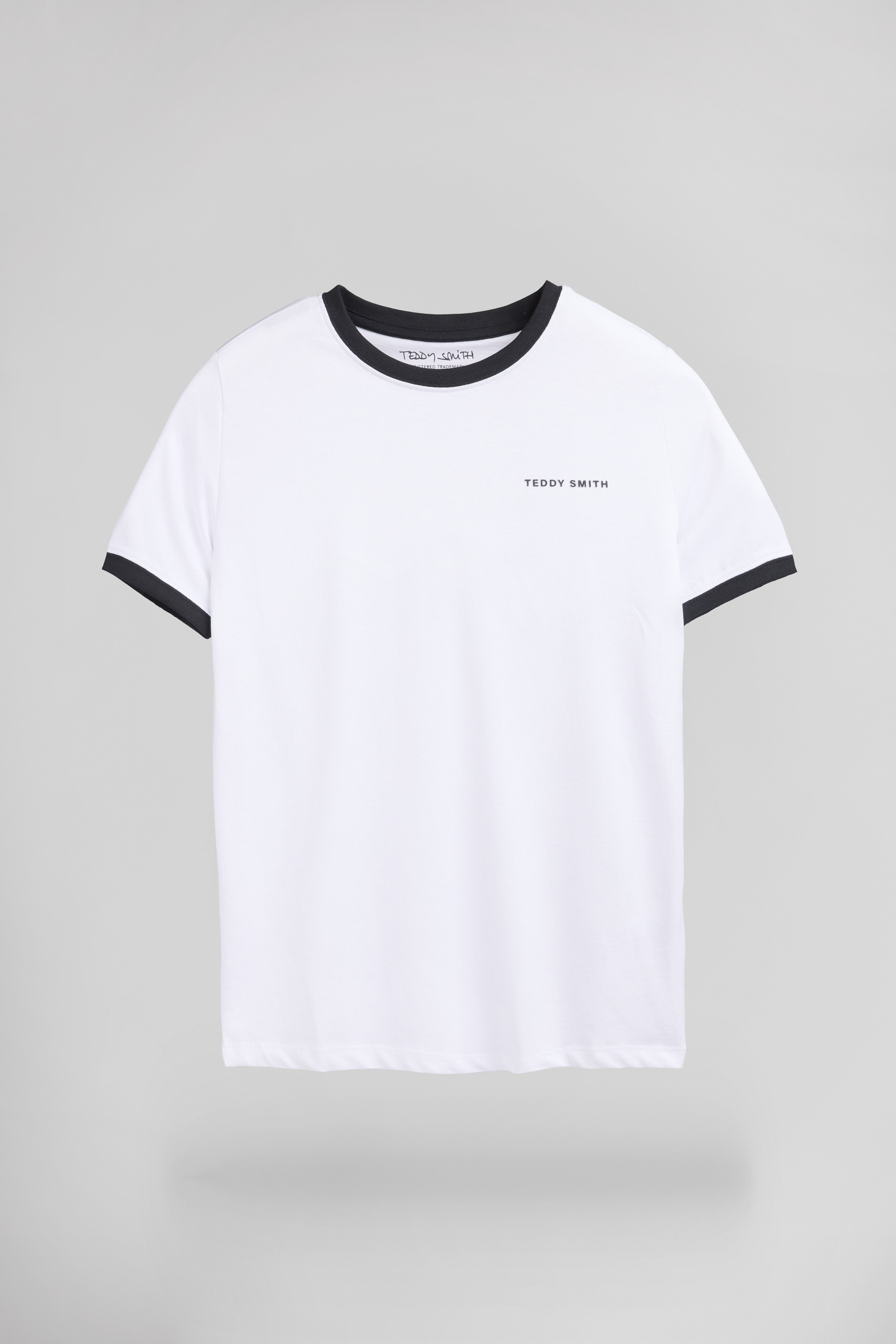 Teddy Smith The Tee 2 R MC JR t-shirt garçon blanc coton
