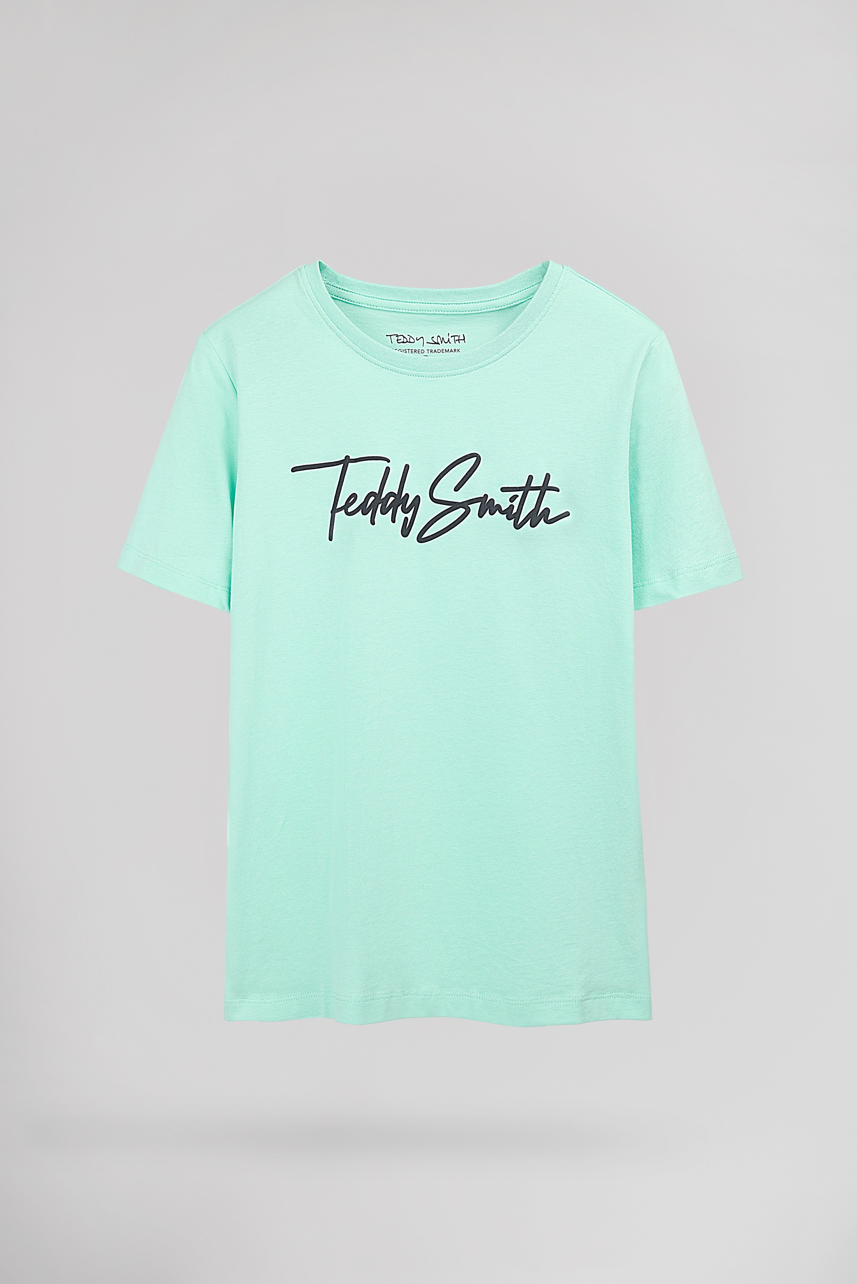 Teddy Smith T-Evan MC Jr t-shirt vert menthe garçon coton