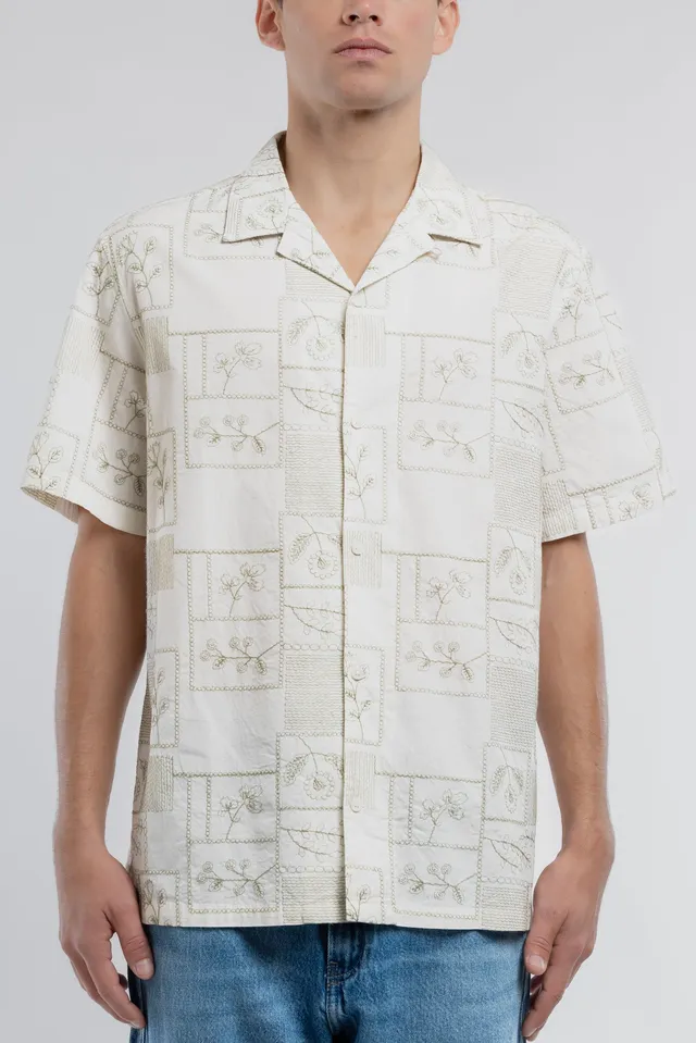 Teddy Smith C-Mayer MC chemise blanc col hawaïen