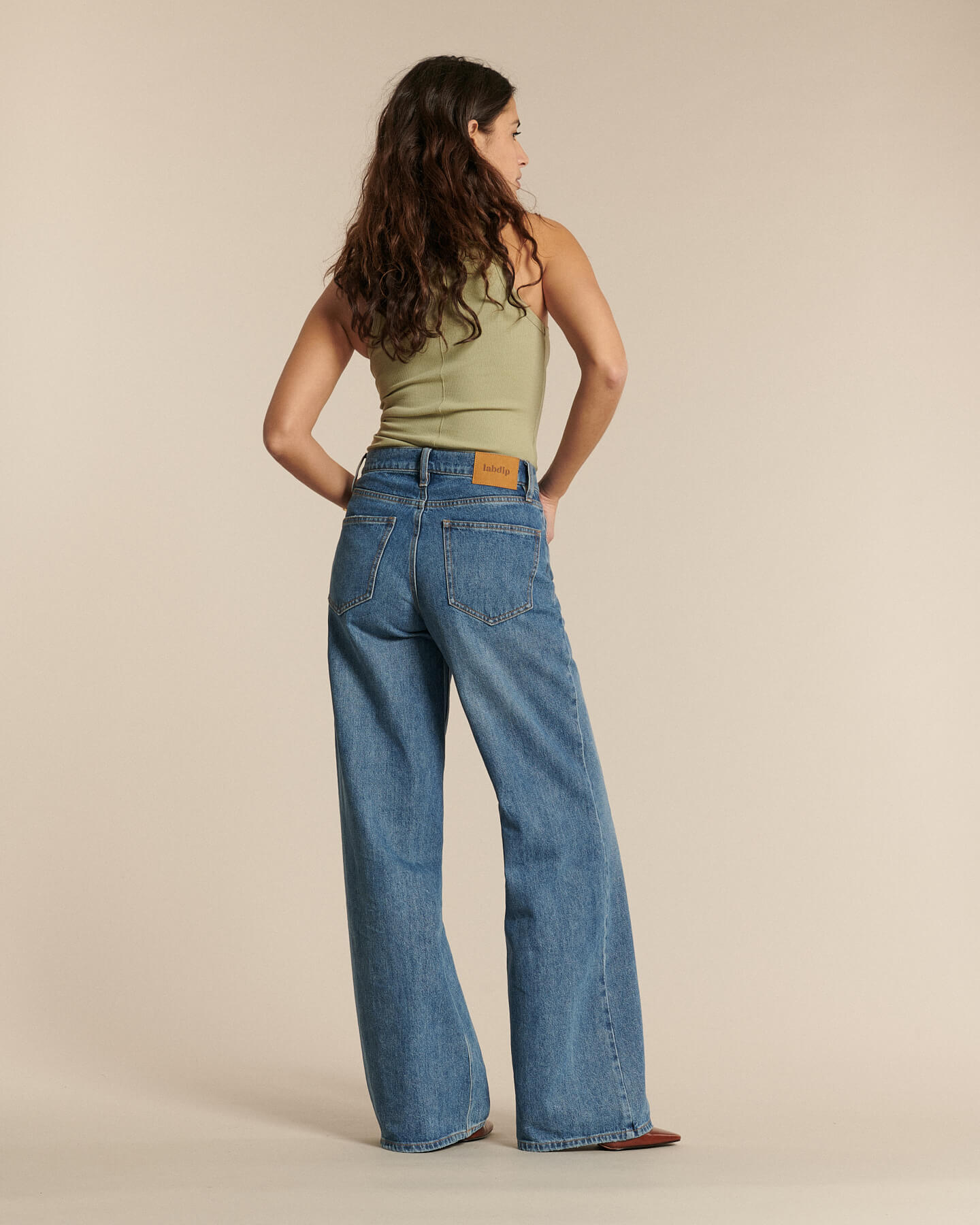 Labdip Joie Ash Blue IN 40 jean large coton recyclé