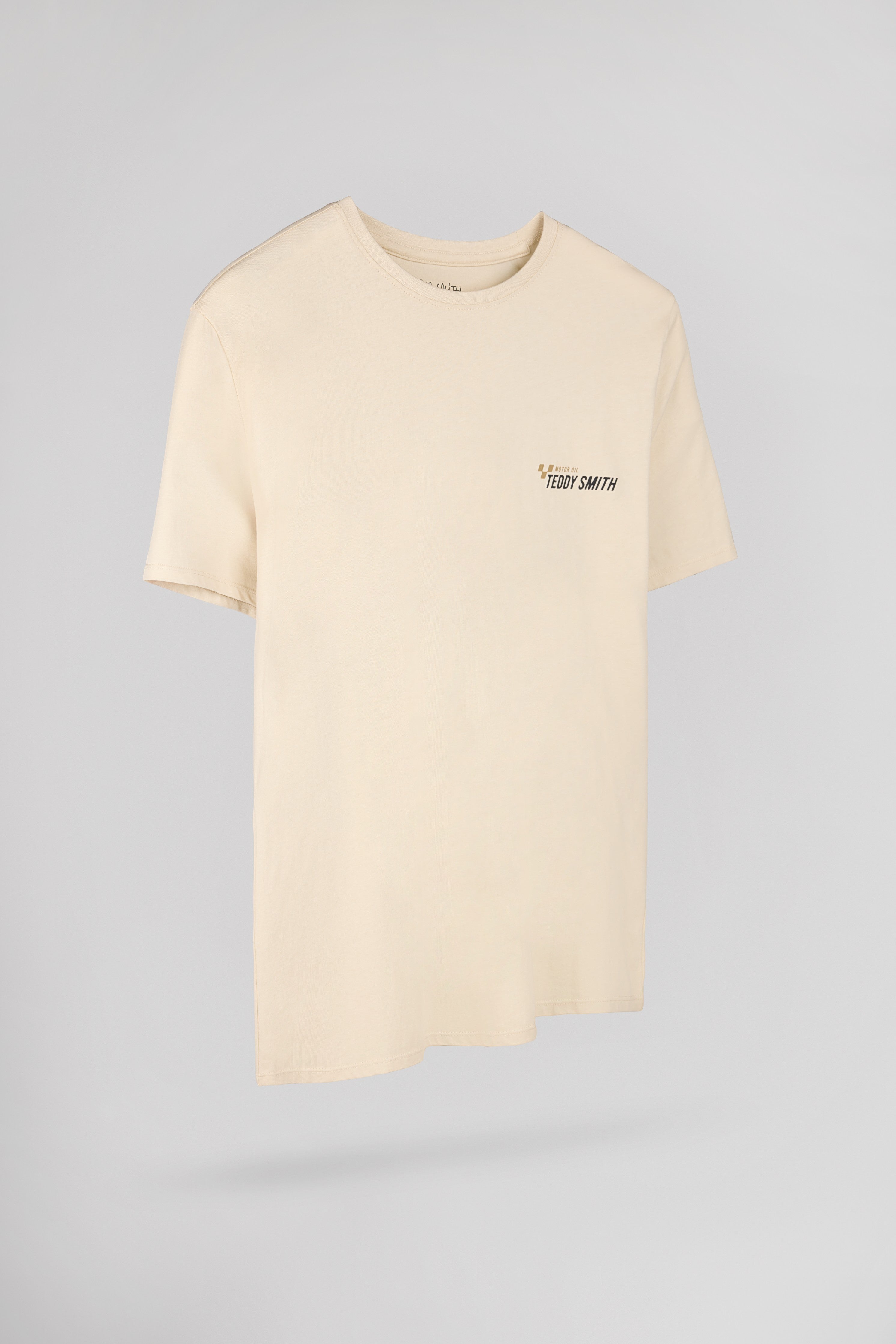 Teddy Smith T-Carso MC Soft Grège t-shirt homme moto