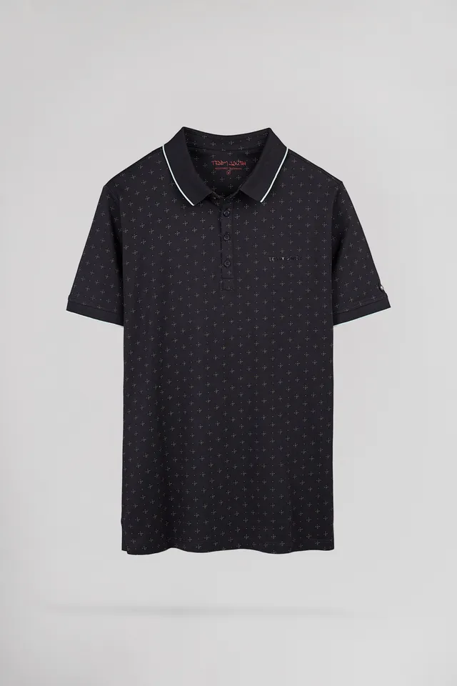 Teddy Smith Pasy 2 MC polo homme bleu marine piqué
