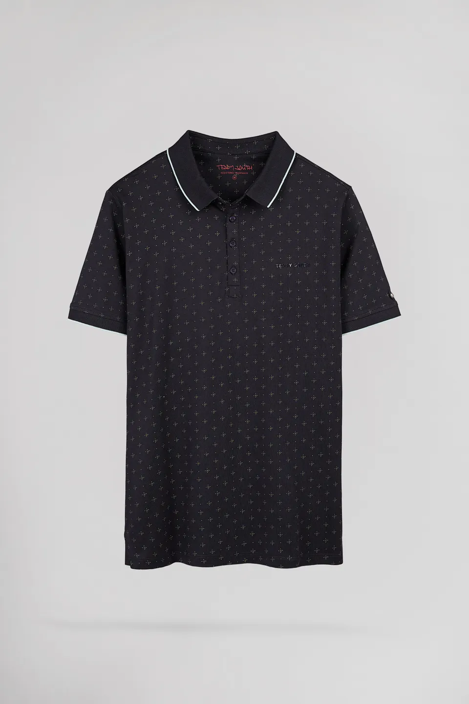 Teddy Smith Pasy 2 MC polo homme bleu marine piqué