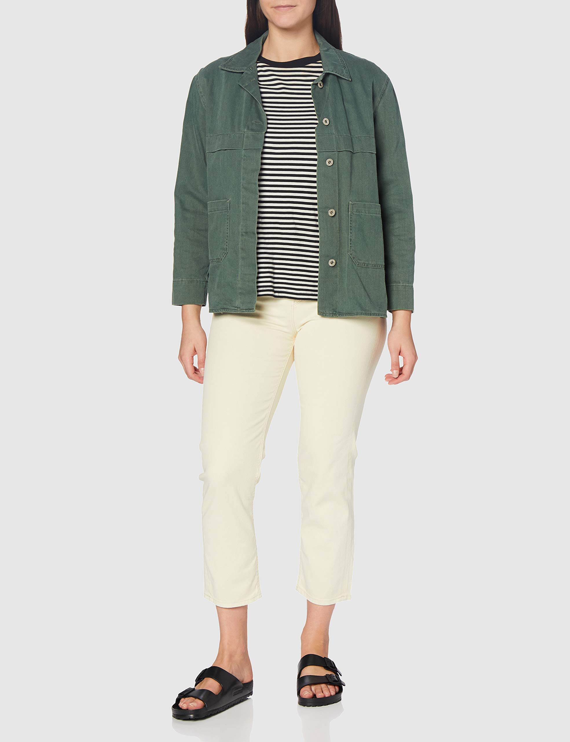 Lee Carol Ecru jean femme 26W 35L toile claire