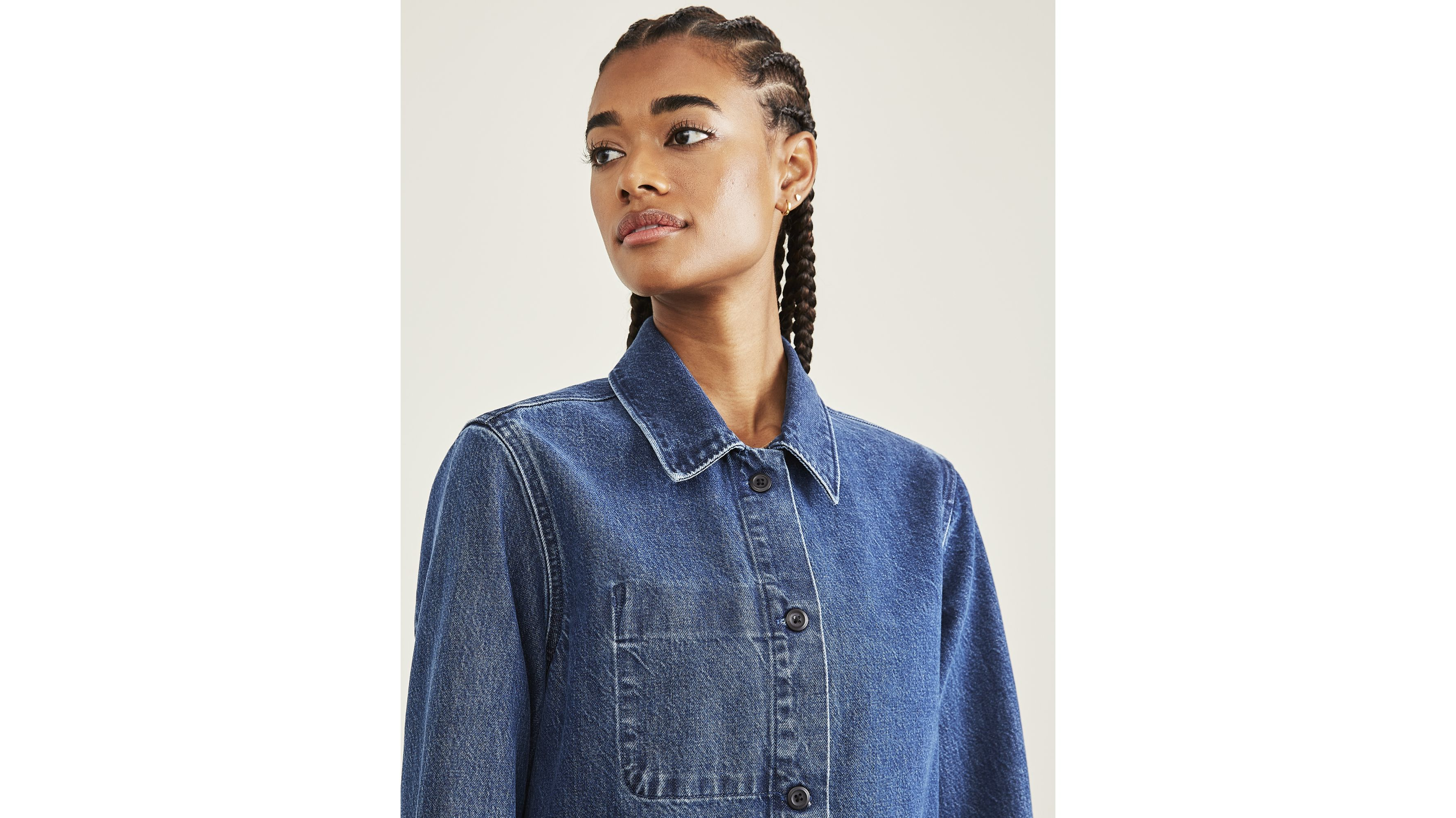 Dockers Chore Jacket veste regular bleue femme