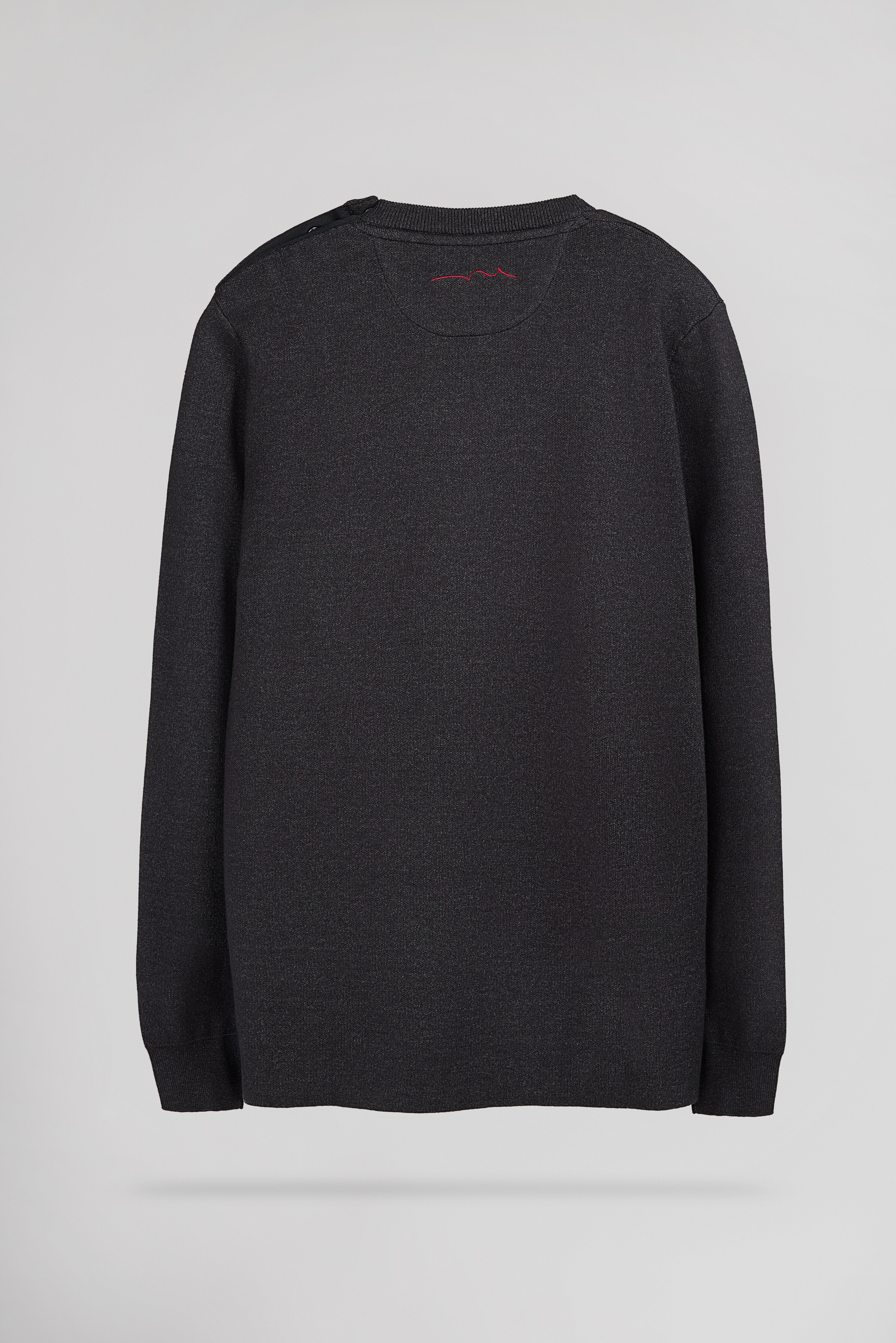 TEDDY SMITH P-DRYSTAN pull homme noir chiné col rond