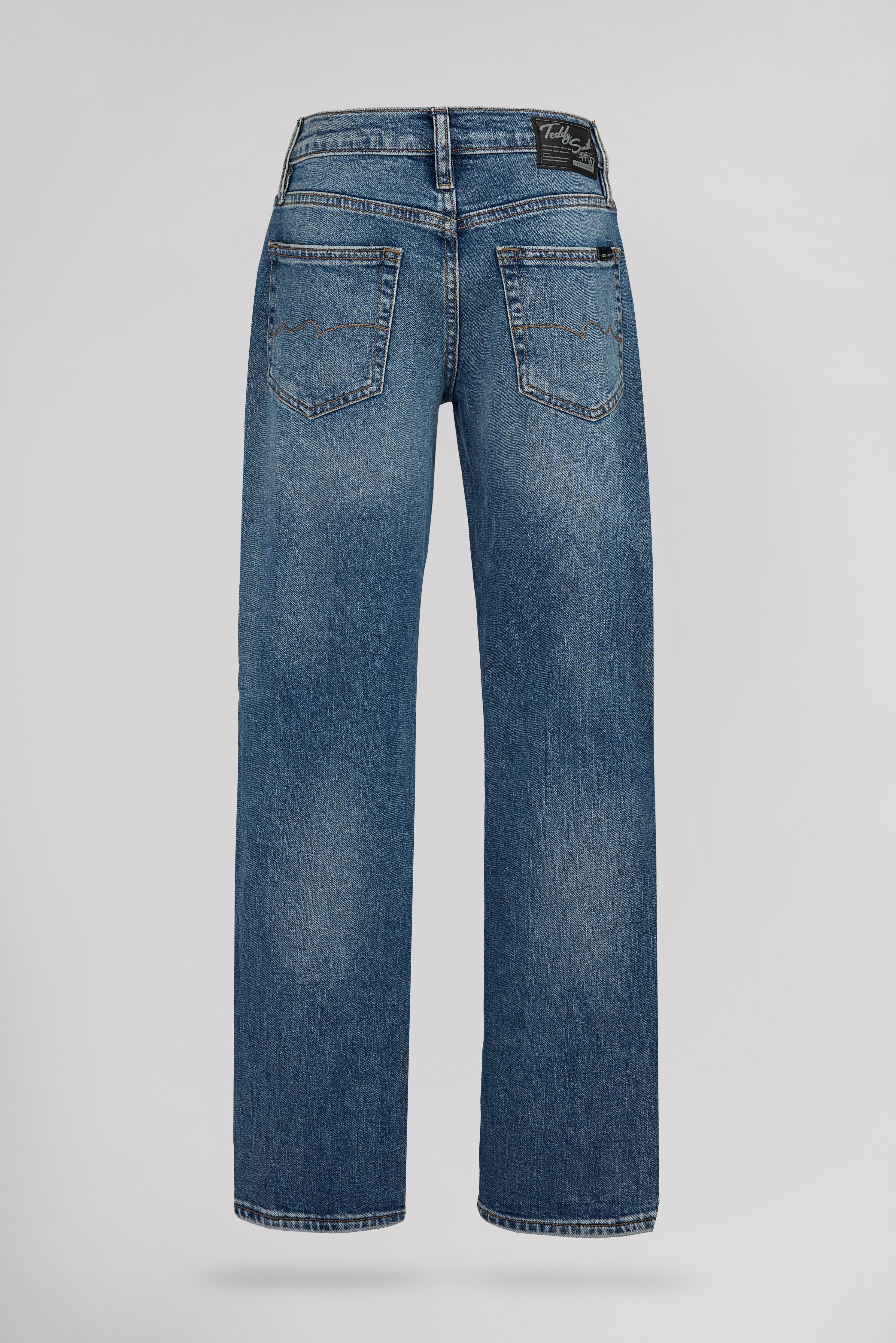 Teddy Smith Straight Boy JR jean droit vintage dark garçon