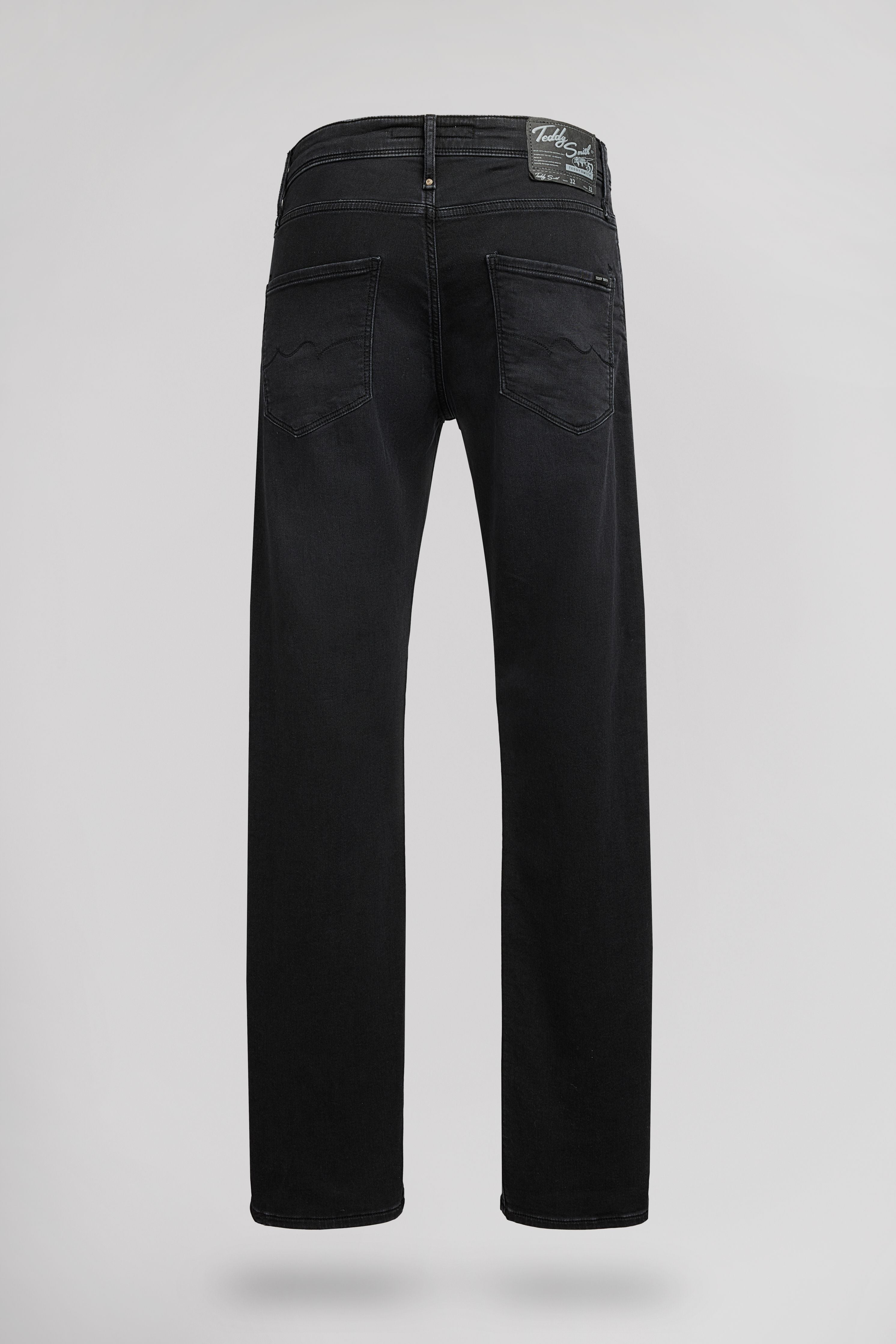 Teddy Smith Reepple Rock SWE jean regular slim noir L32